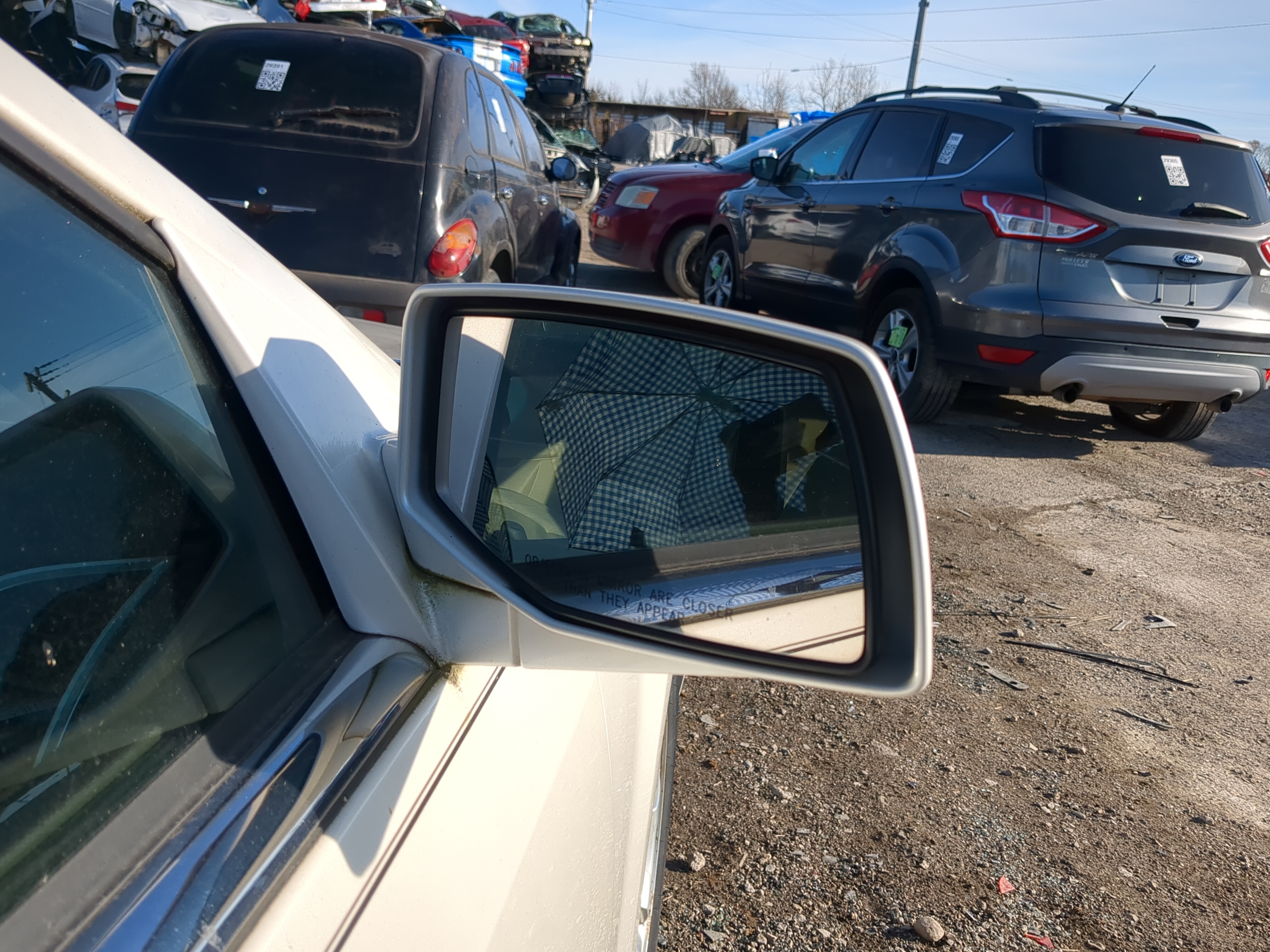 2007-2009 Cadillac Srx Passenger Right Side View Power Door Mirror 1237033 - Oemusedautoparts1.com