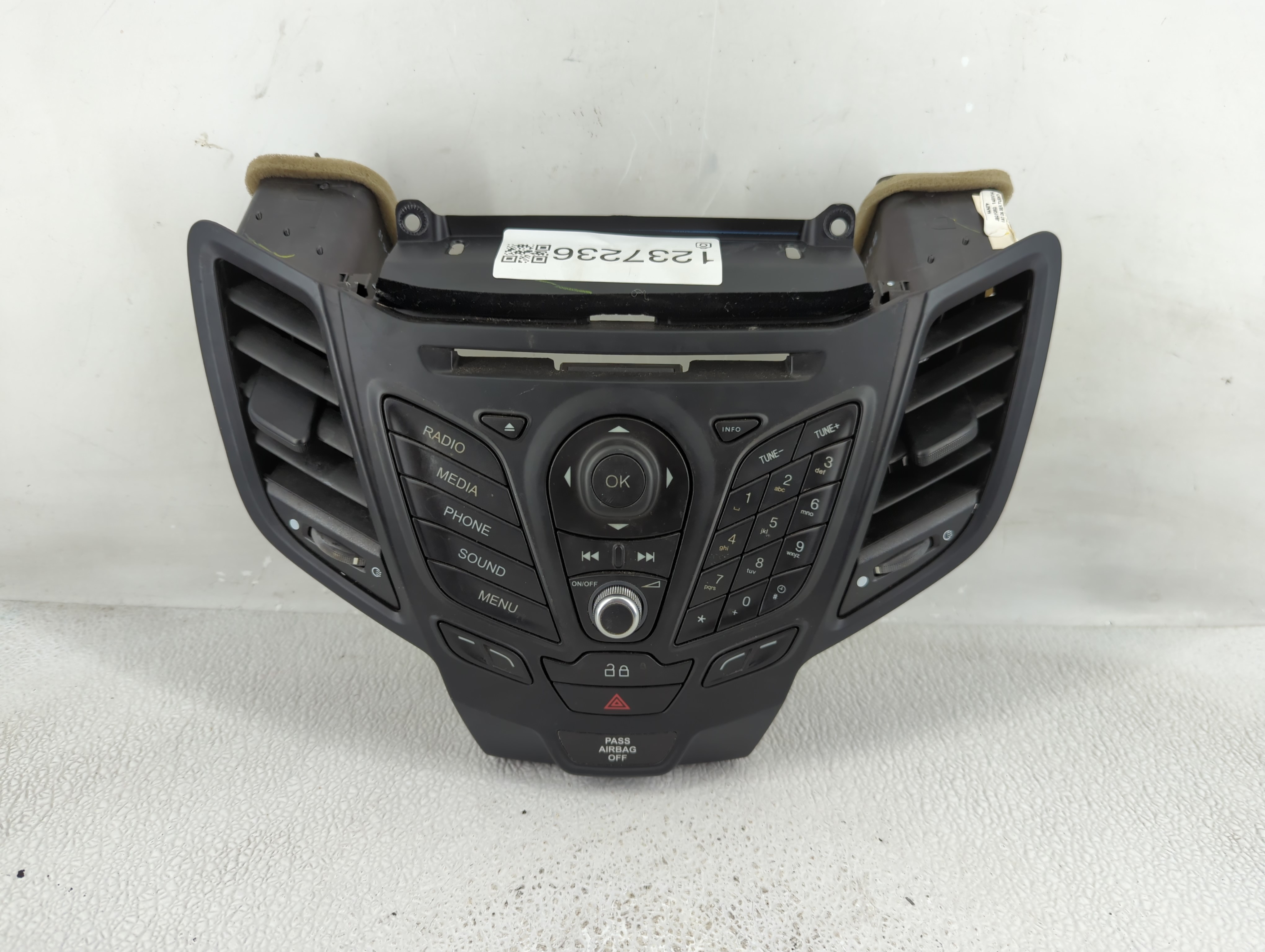2014-2015 Ford Fiesta Radio Control Panel 1237236 - Oemusedautoparts1.com