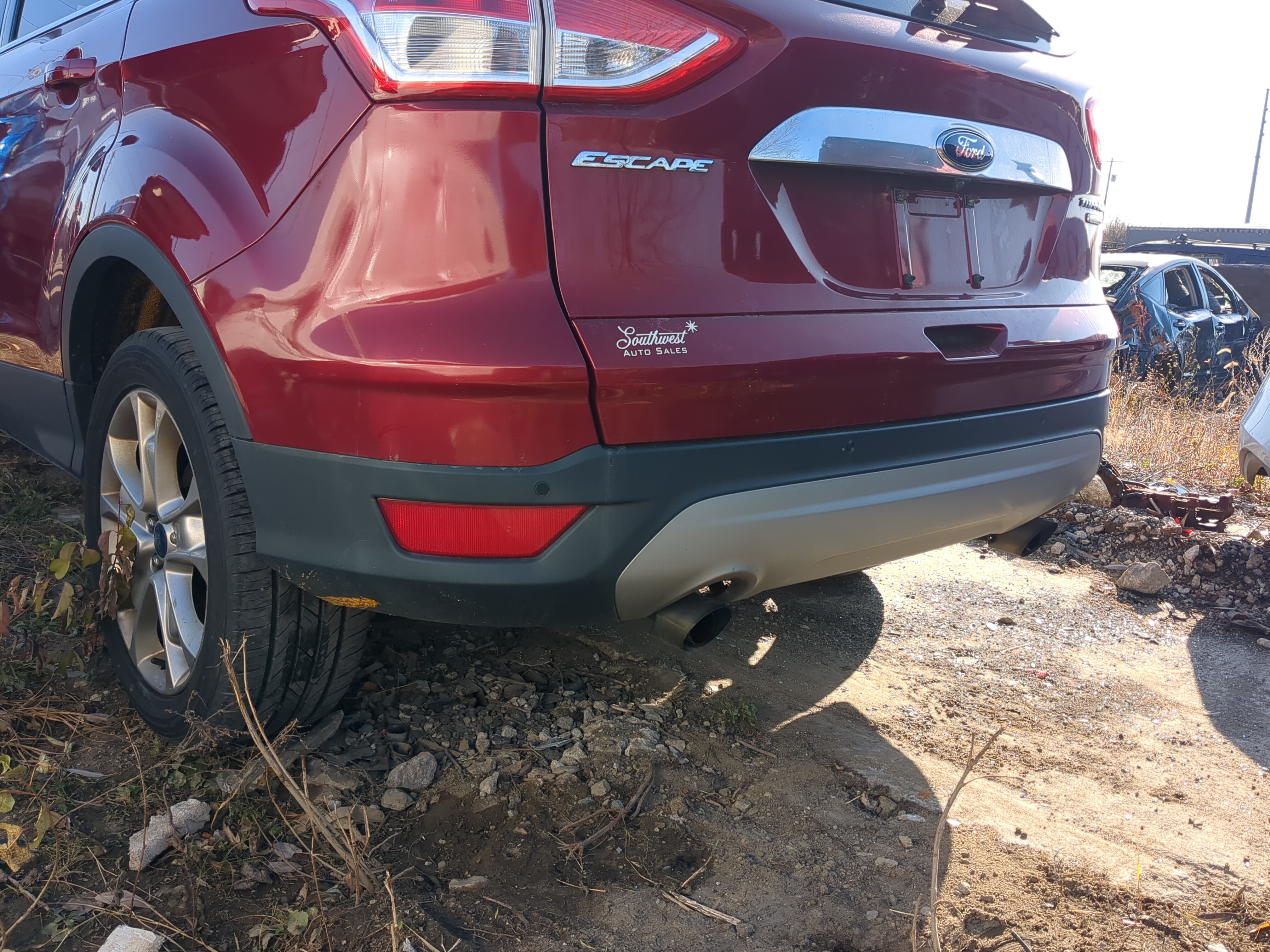 2013-2016 Ford Escape Rear Bumper Assembly Oem 1237273 - Oemusedautoparts1.com