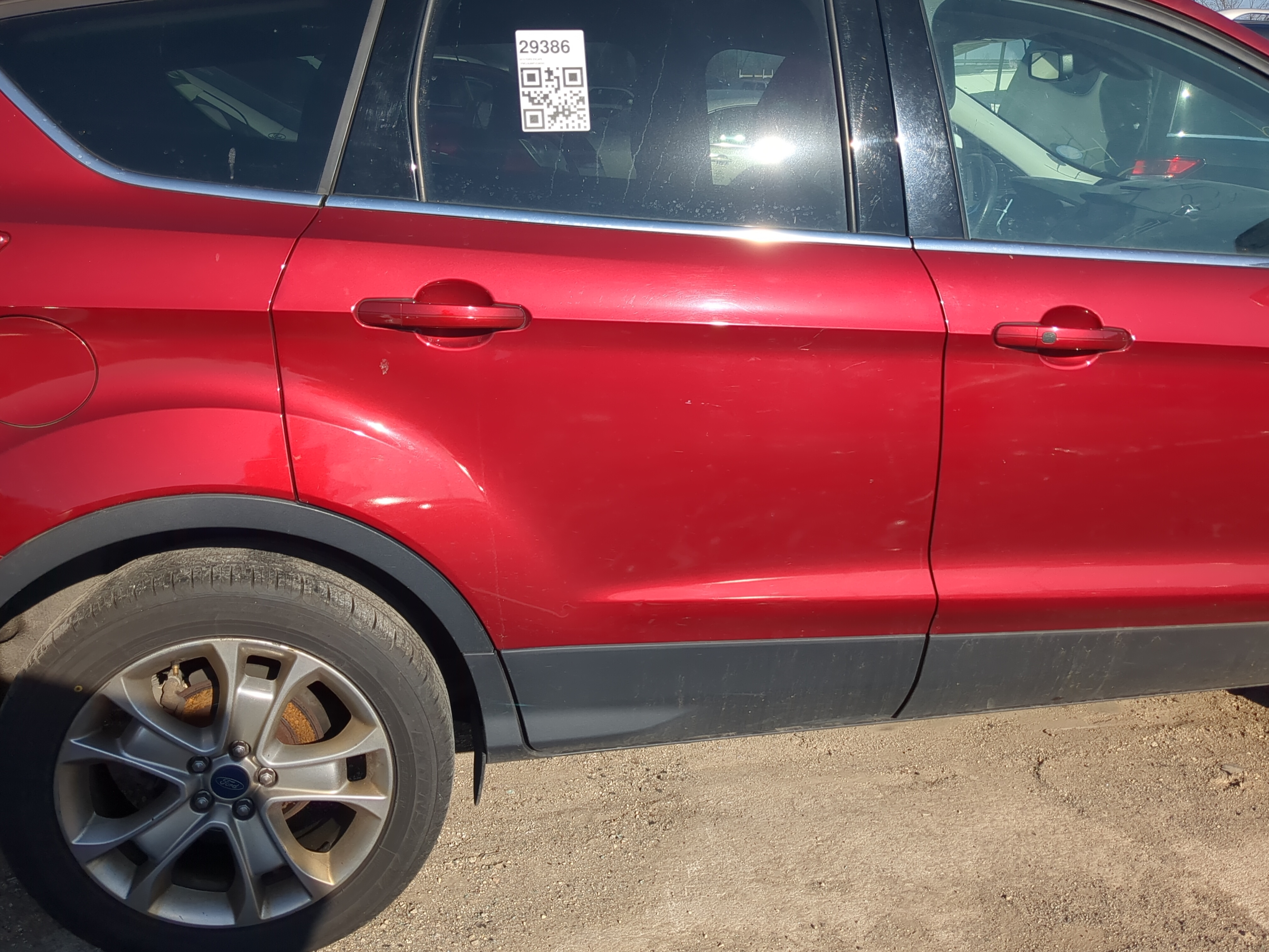 2013-2019 Ford Escape Passenger Rear Door Oem 1237318 - Oemusedautoparts1.com