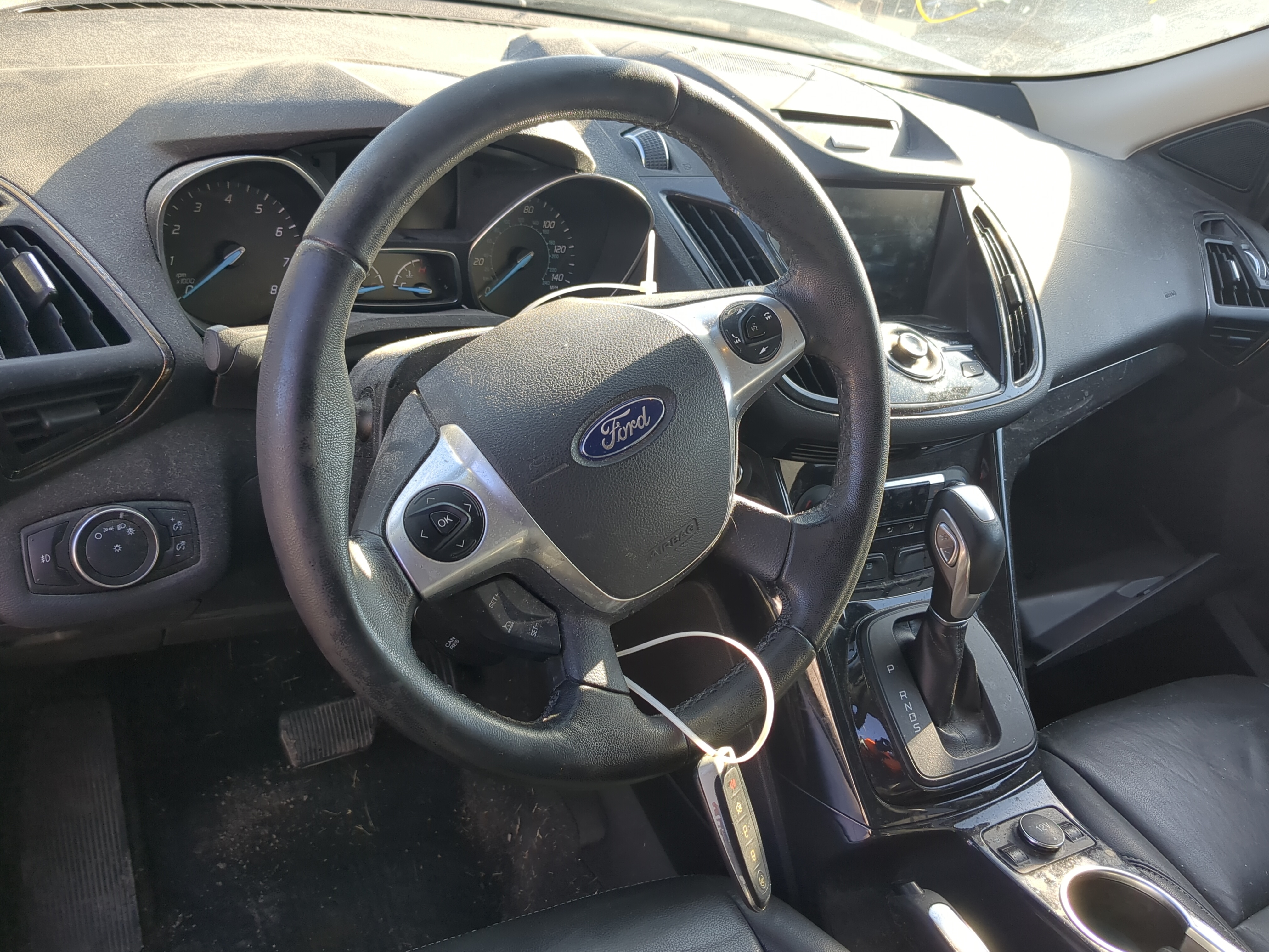 2013-2016 Ford Escape Air Bag Driver Left Steering Wheel Mounted 1237336 - Oemusedautoparts1.com