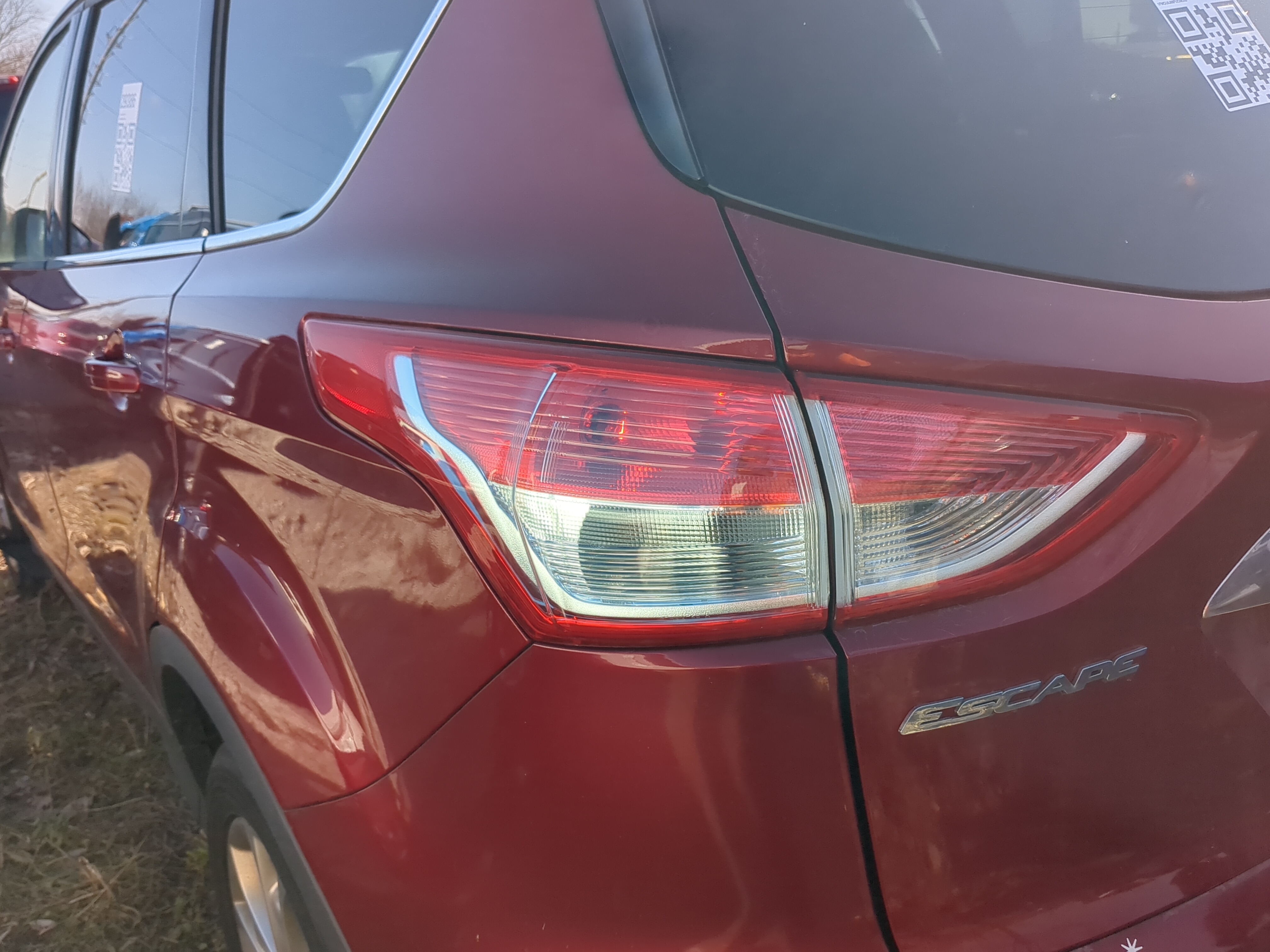 2013-2016 Ford Escape Driver Left Side Tail Light Taillight Oem 1237376 - Oemusedautoparts1.com