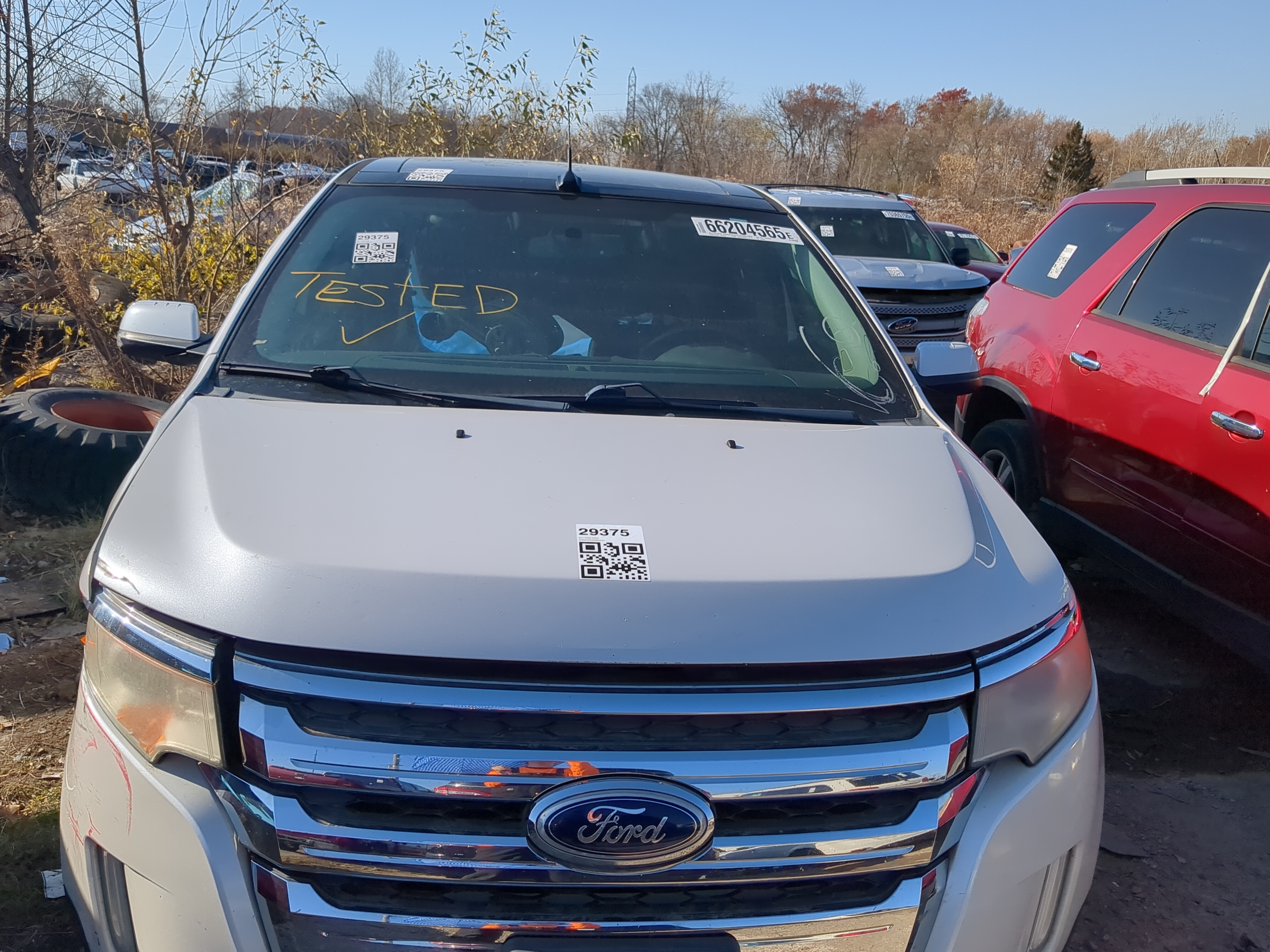 2011-2014 Ford Edge Hood Oem 1237869 - Oemusedautoparts1.com