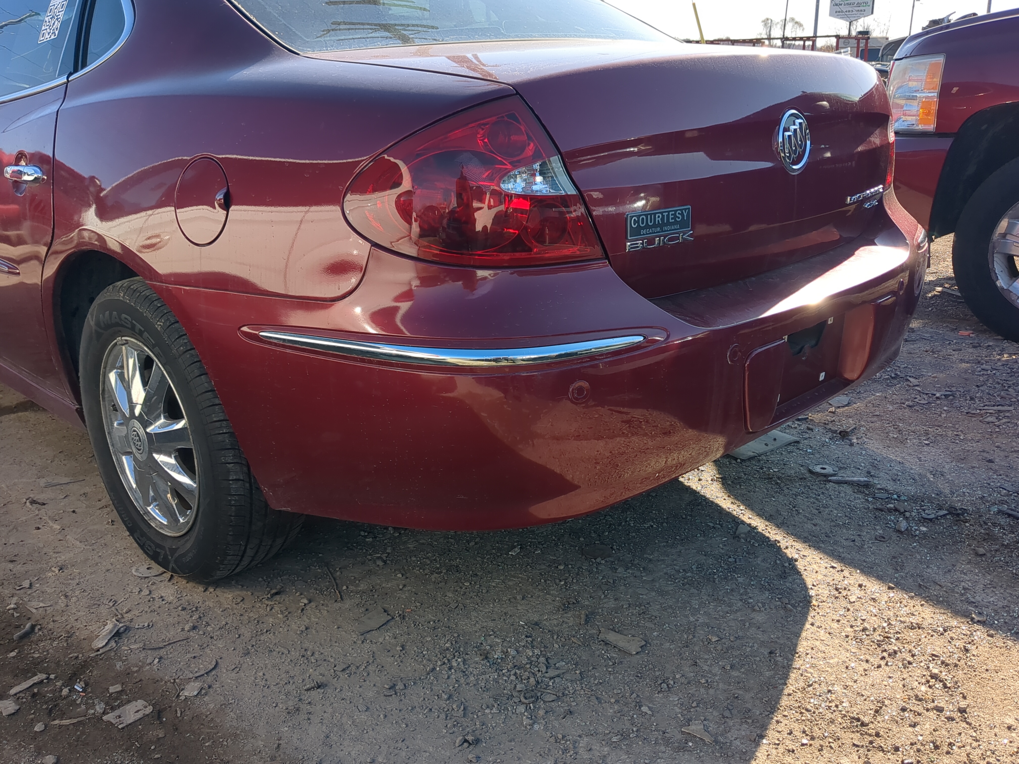 2005-2009 Buick Lacrosse Rear Bumper Assembly Oem 1238036 - Oemusedautoparts1.com