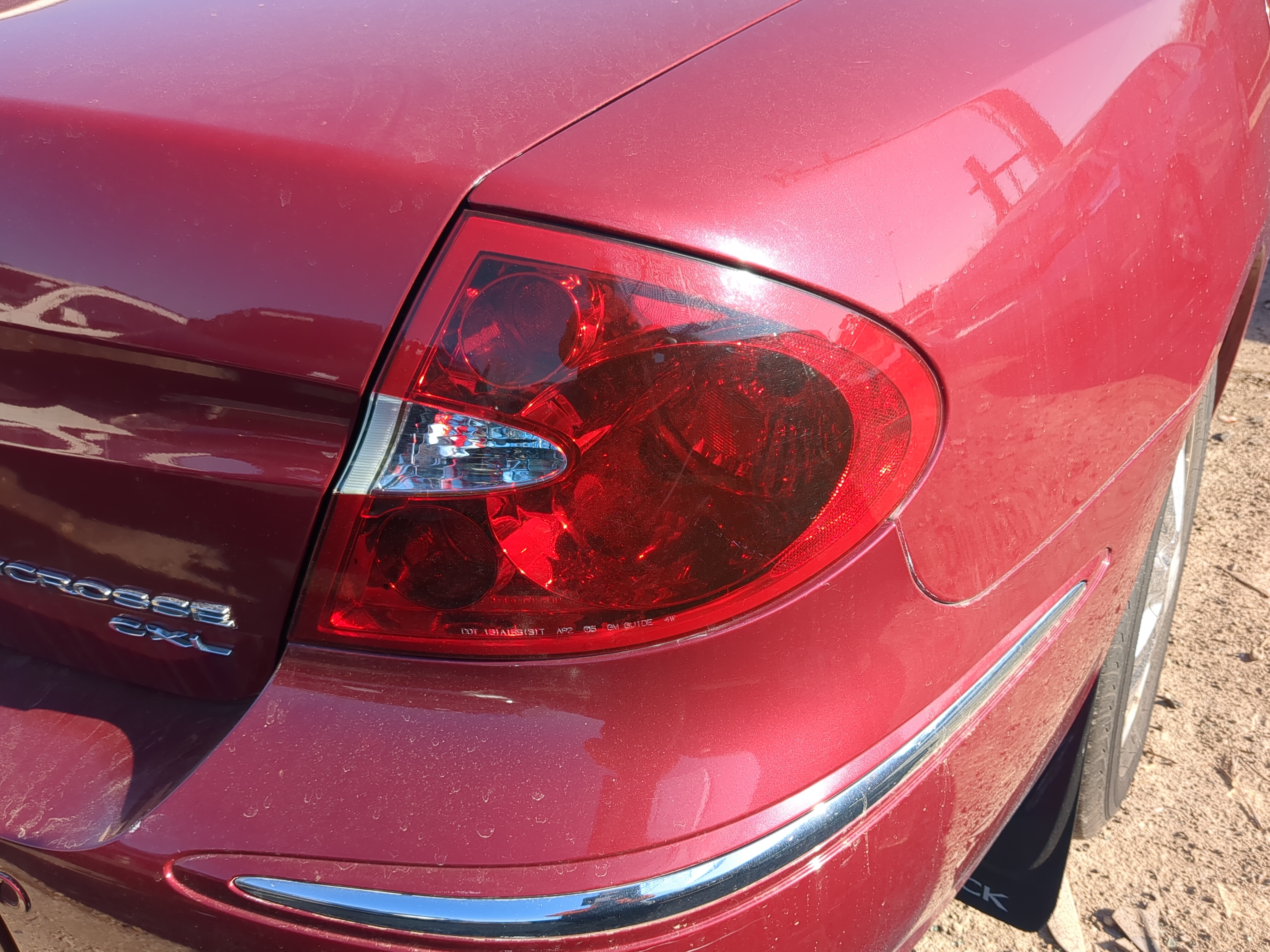 2005-2009 Buick Lacrosse Passenger Right Side Tail Light Taillight Oem 1238062 - Oemusedautoparts1.com