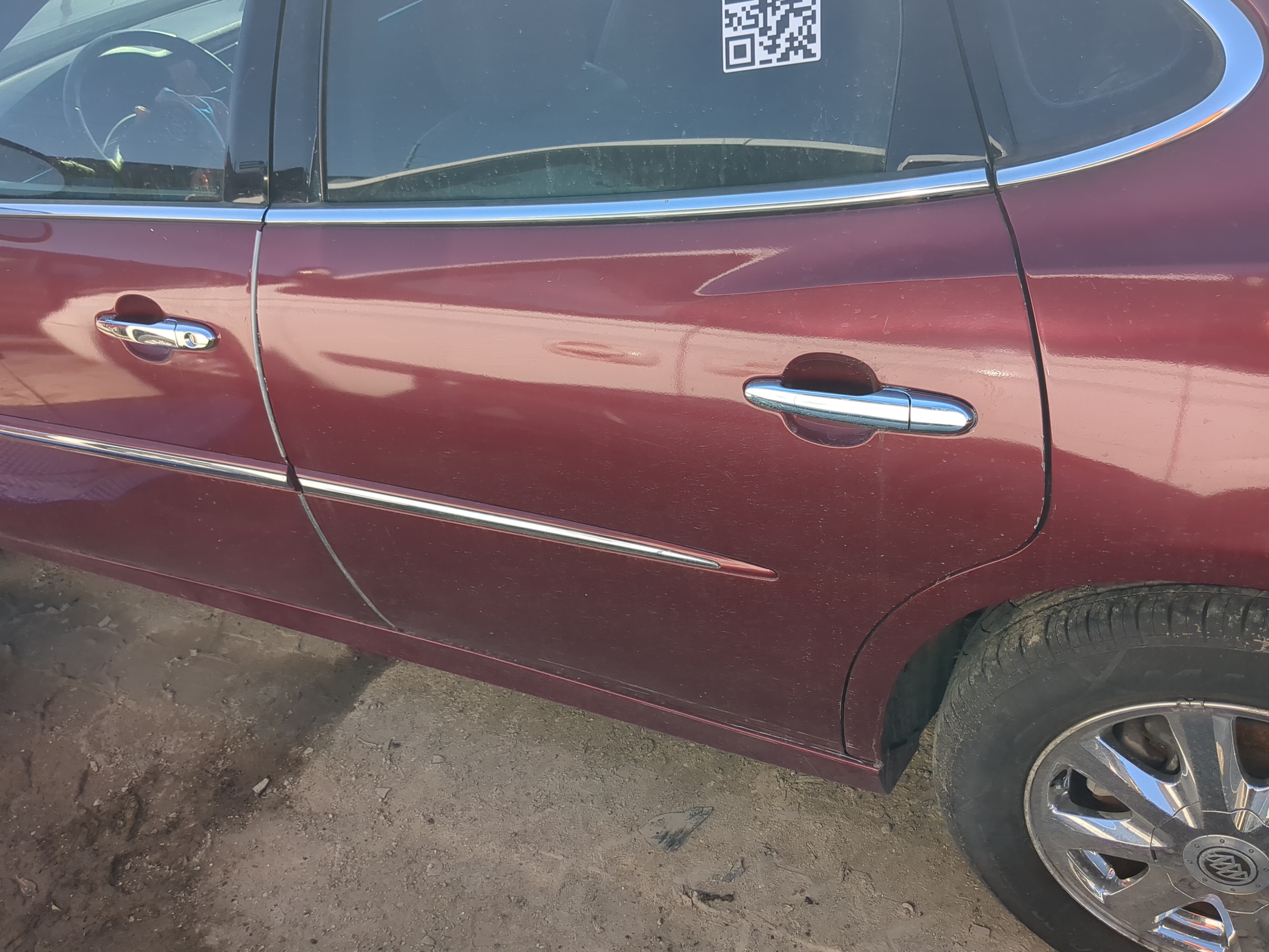 2005-2009 Buick Lacrosse Driver Rear Door Oem 1238117 - Oemusedautoparts1.com