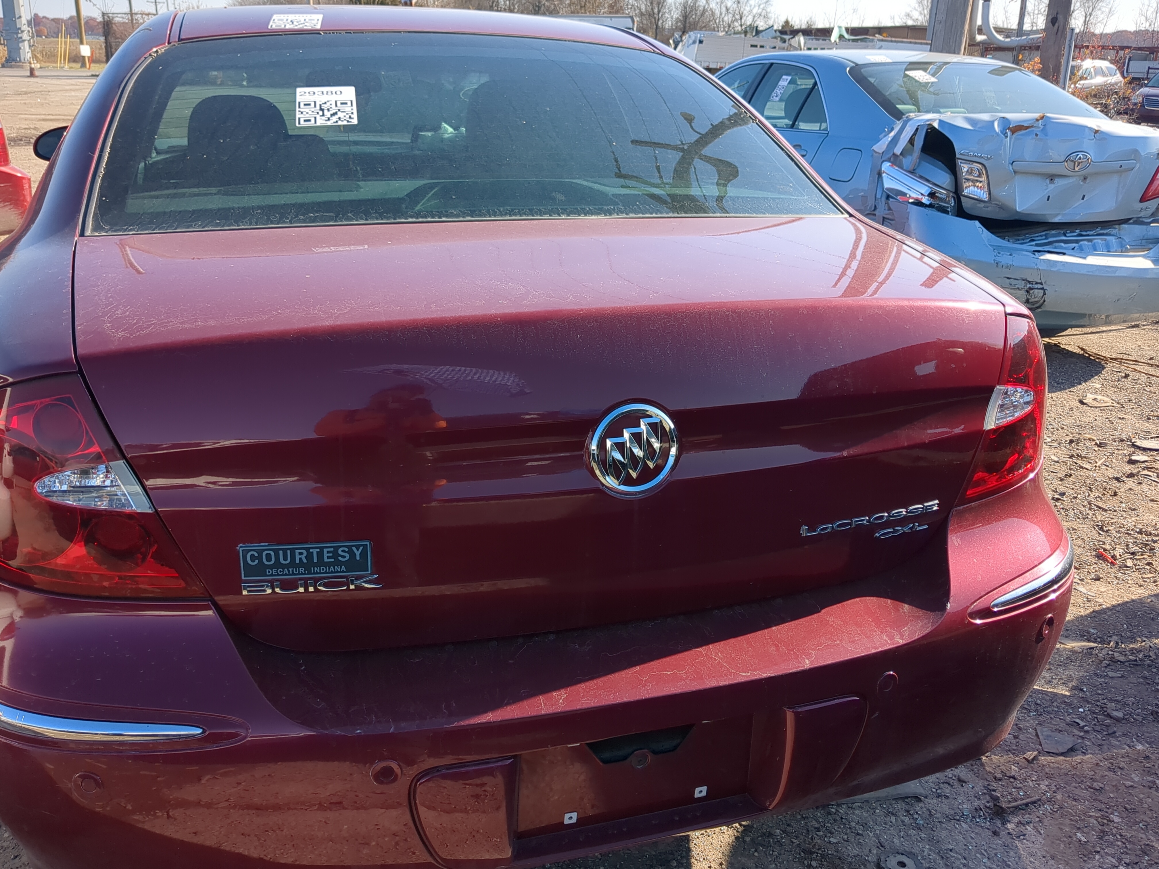 2005-2007 Buick Lacrosse Trunk/decklid/hatch/tailgate Oem 1238135 - Oemusedautoparts1.com