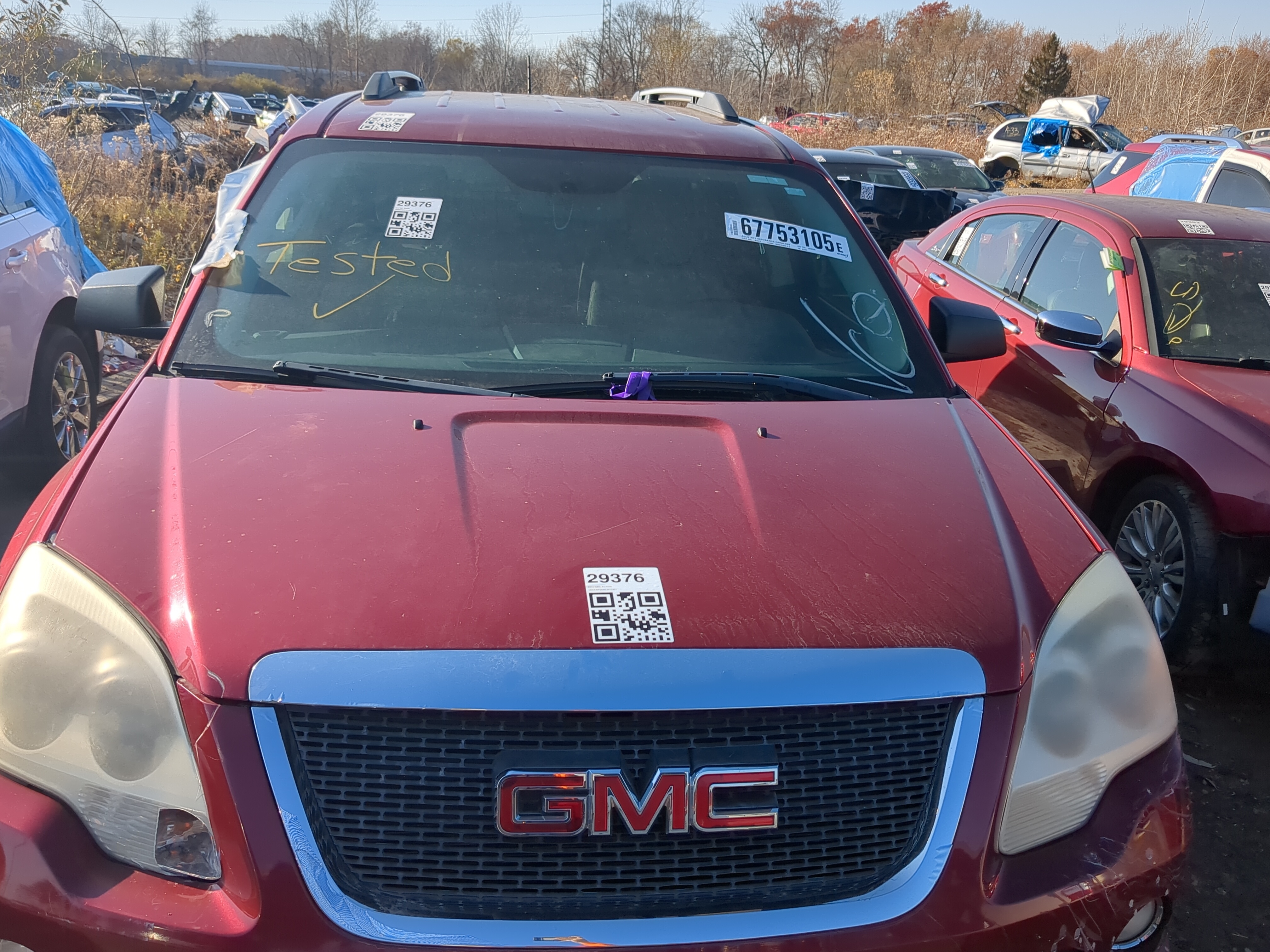 2007-2012 Gmc Acadia Hood Oem 1238241 - Oemusedautoparts1.com