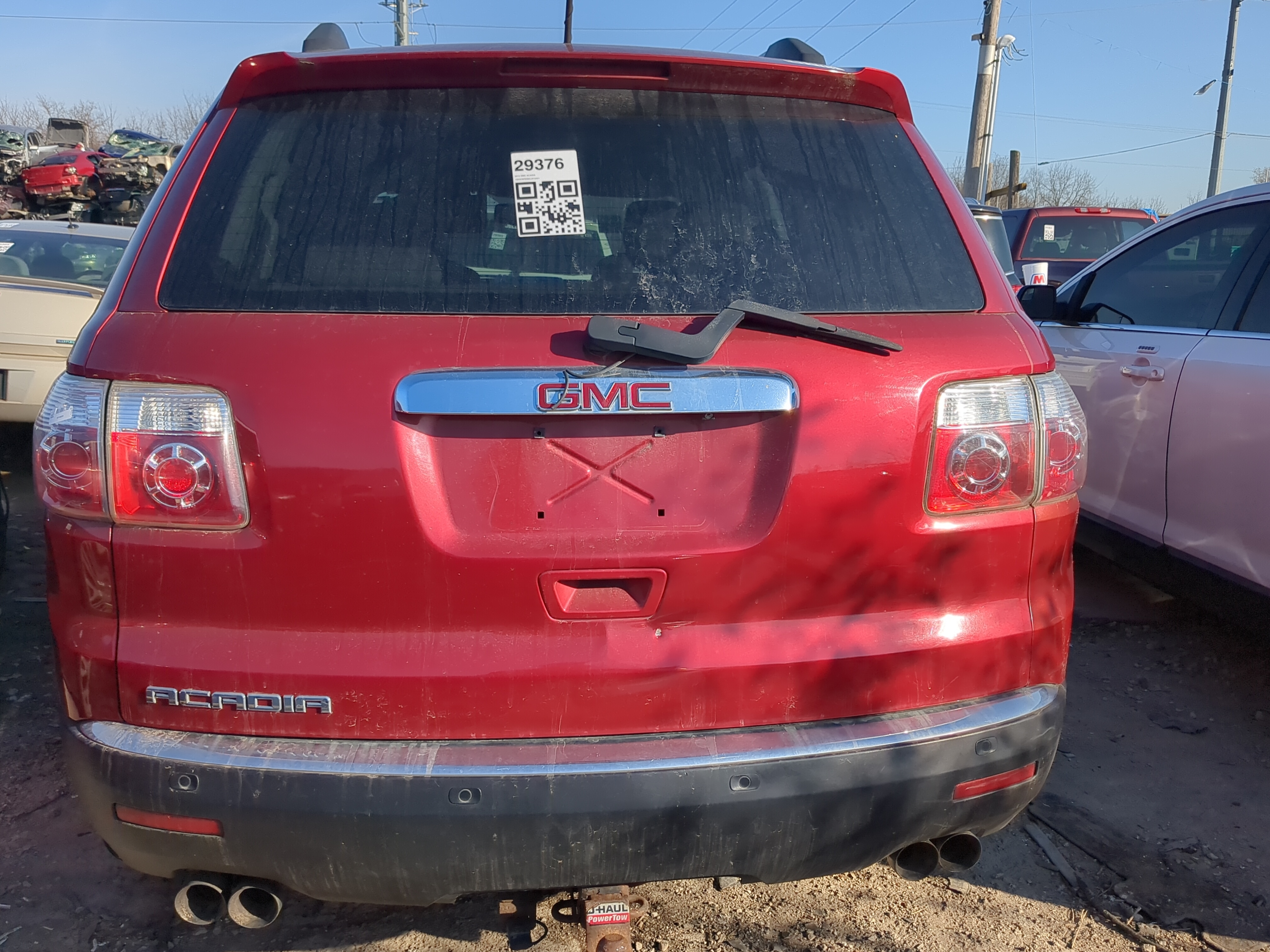 2009-2012 Gmc Acadia Trunk/decklid/hatch/tailgate Oem 1238311 - Oemusedautoparts1.com