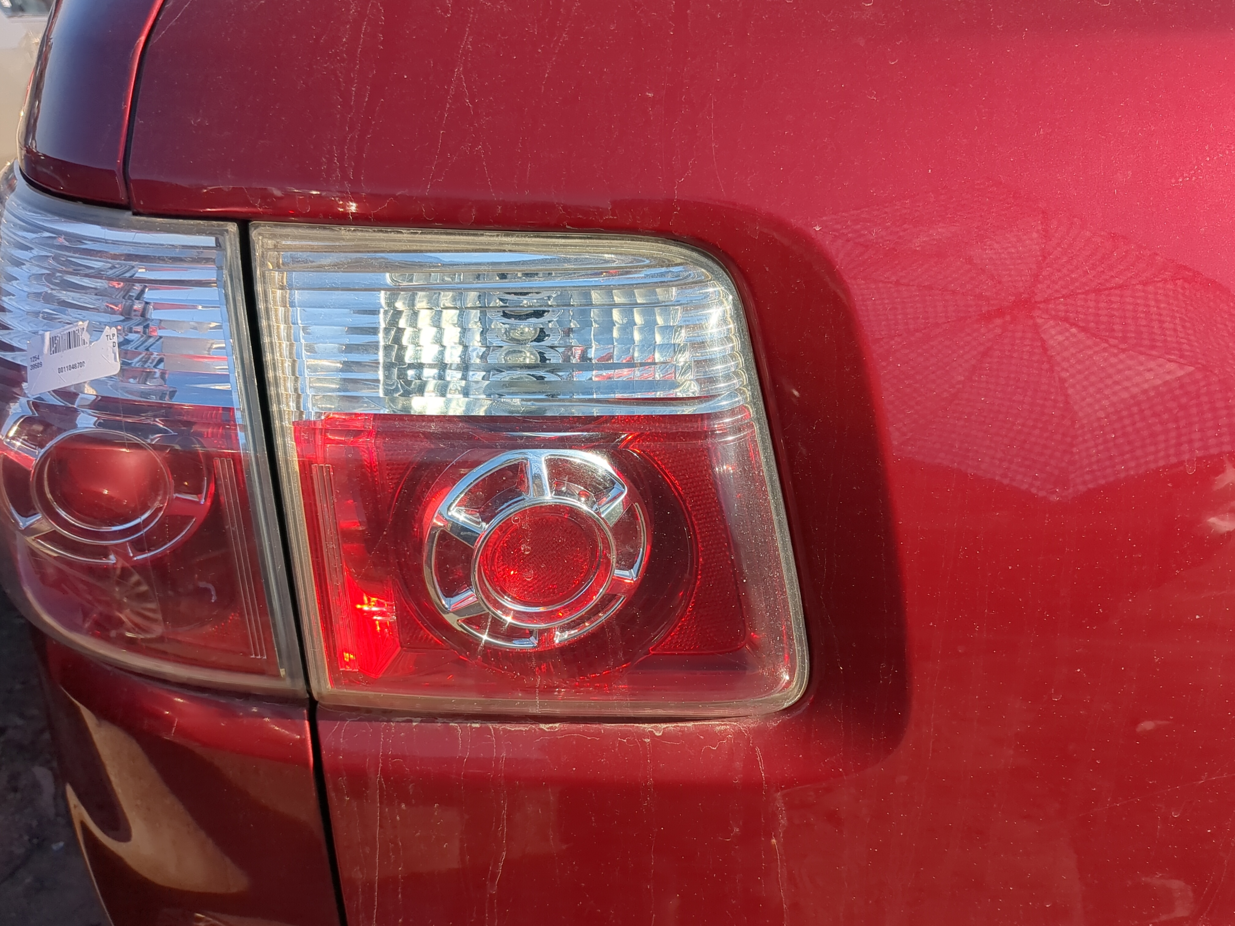 2007 Gmc Acadia Driver Left Side Tail Light Taillight Deck Lid Mounted 1238337 - Oemusedautoparts1.com