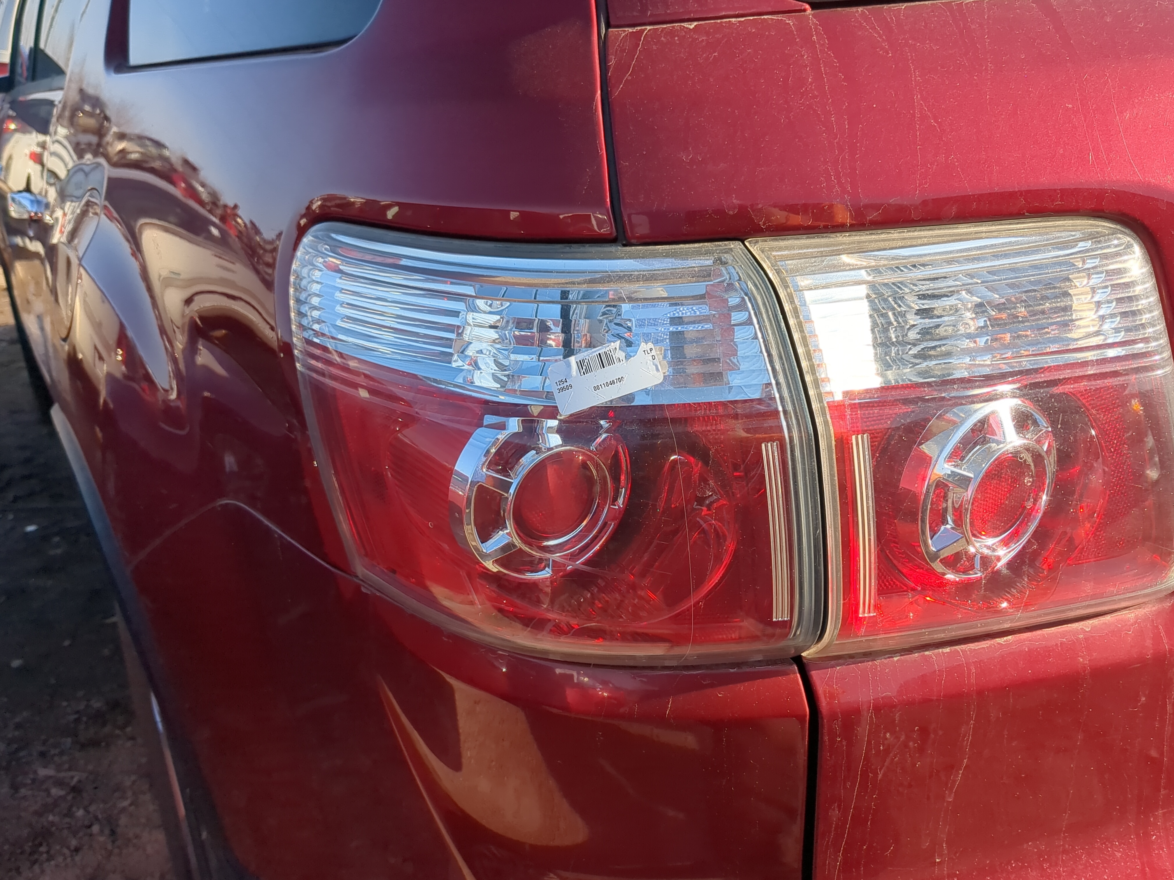 2007-2012 Gmc Acadia Driver Left Side Tail Light Taillight Oem 1238339 - Oemusedautoparts1.com