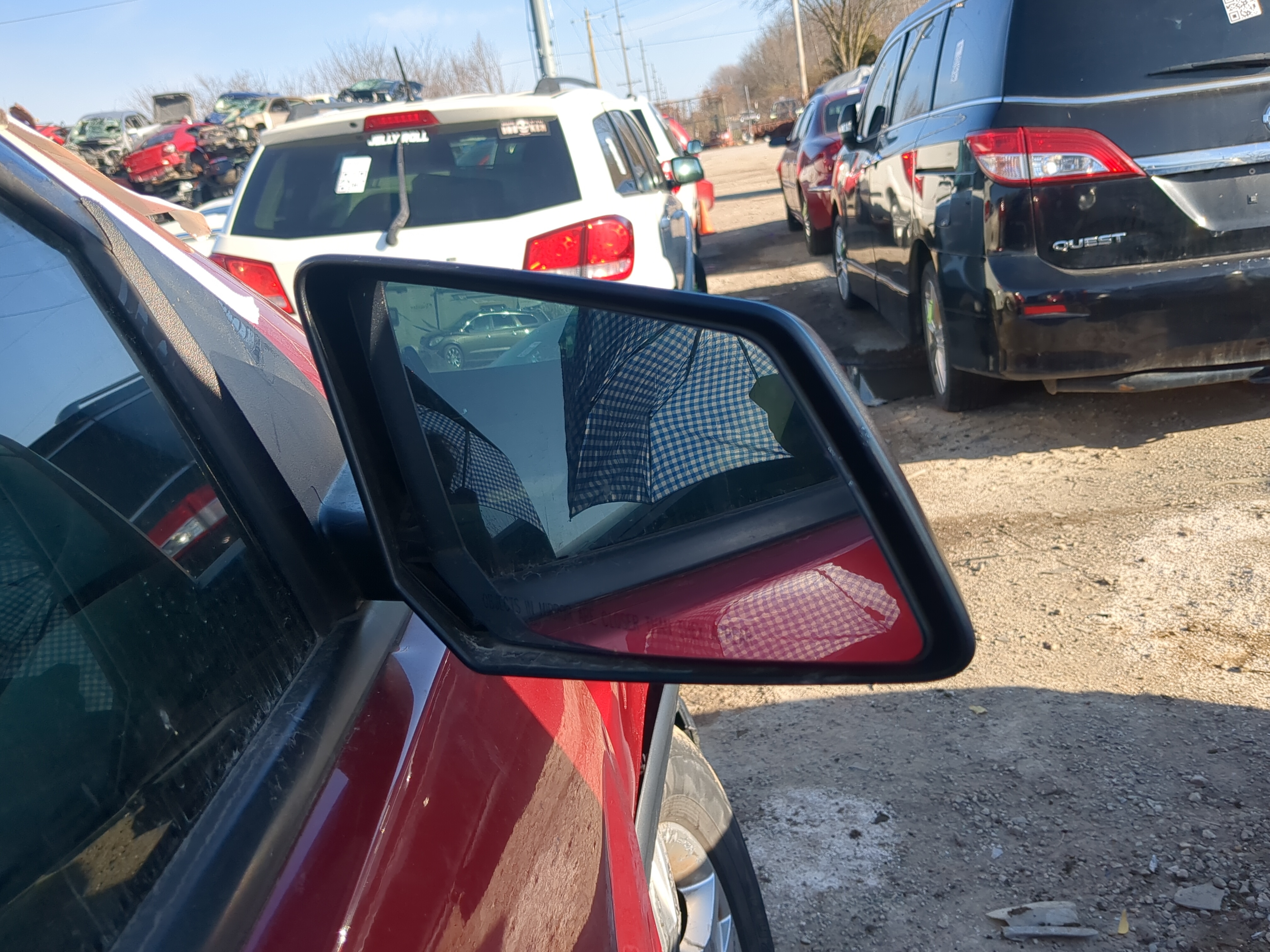 2009-2017 Gmc Acadia Passenger Right Side View Power Door Mirror 1238397 - Oemusedautoparts1.com
