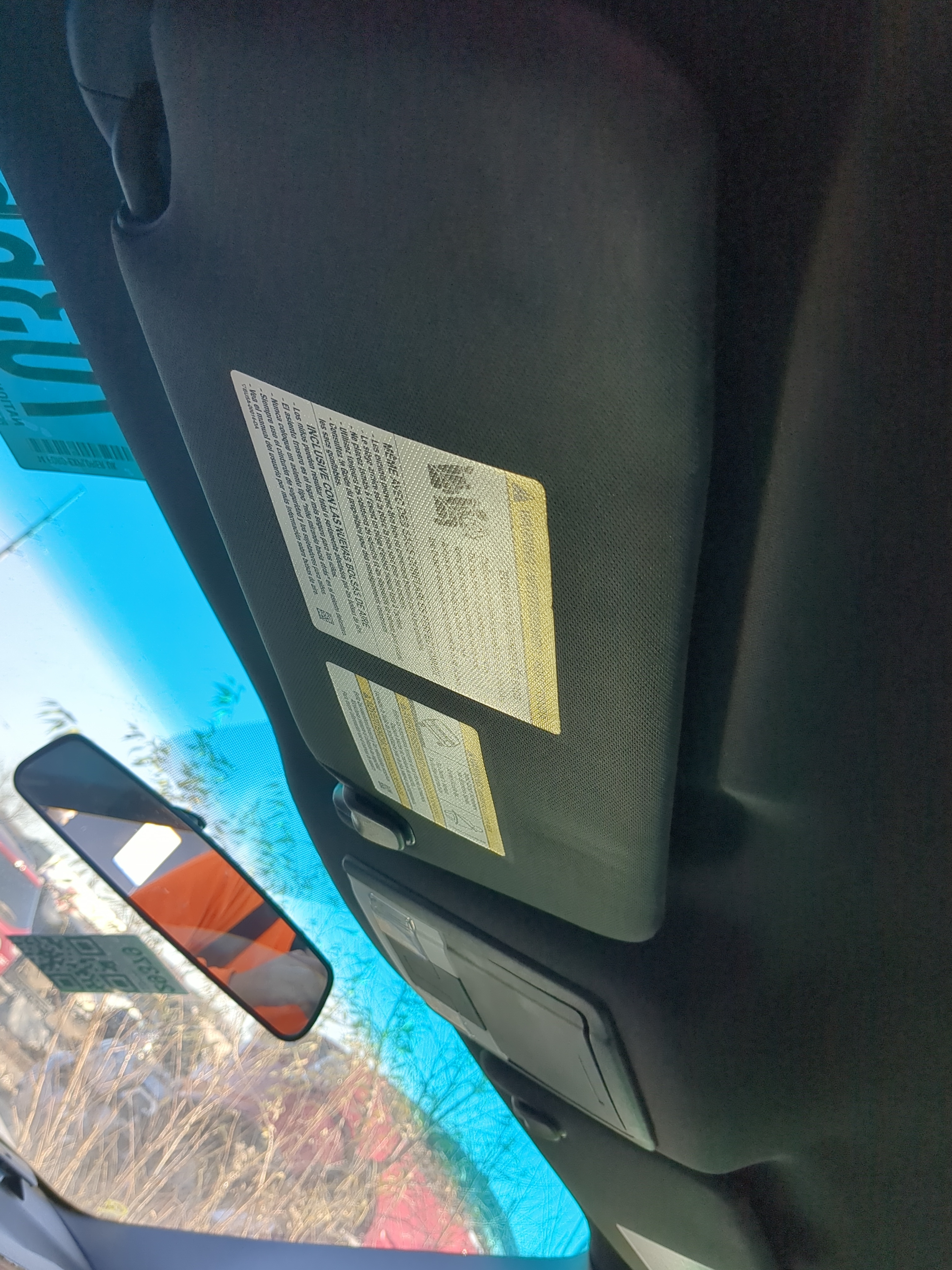 2011-2015 Ford Explorer Driver Sun Visor Mirror Left Sunvisor 1238612 - Oemusedautoparts1.com