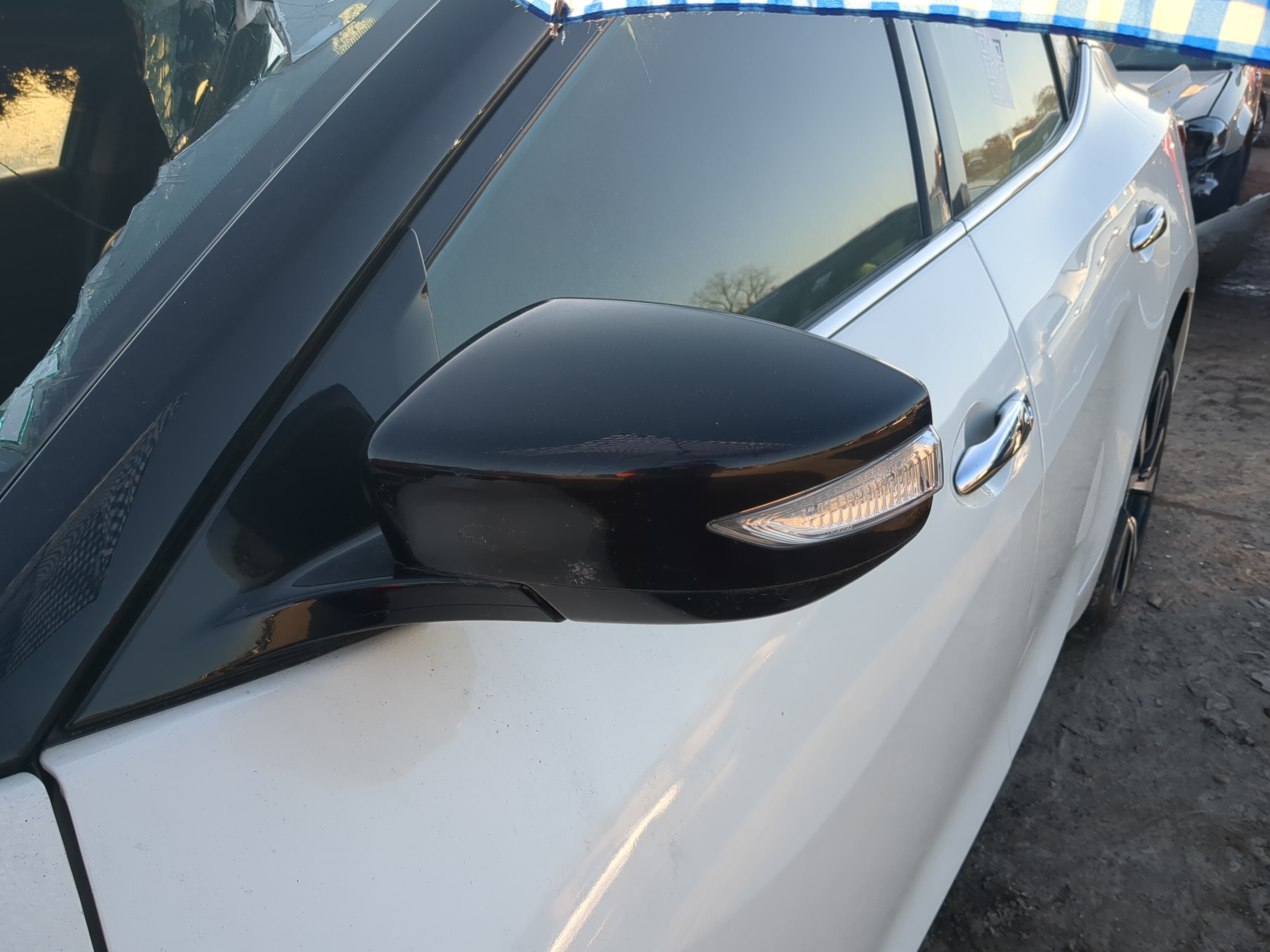 2016-2020 Nissan Maxima Driver Left Side View Power Door Mirror 1239772 - Oemusedautoparts1.com