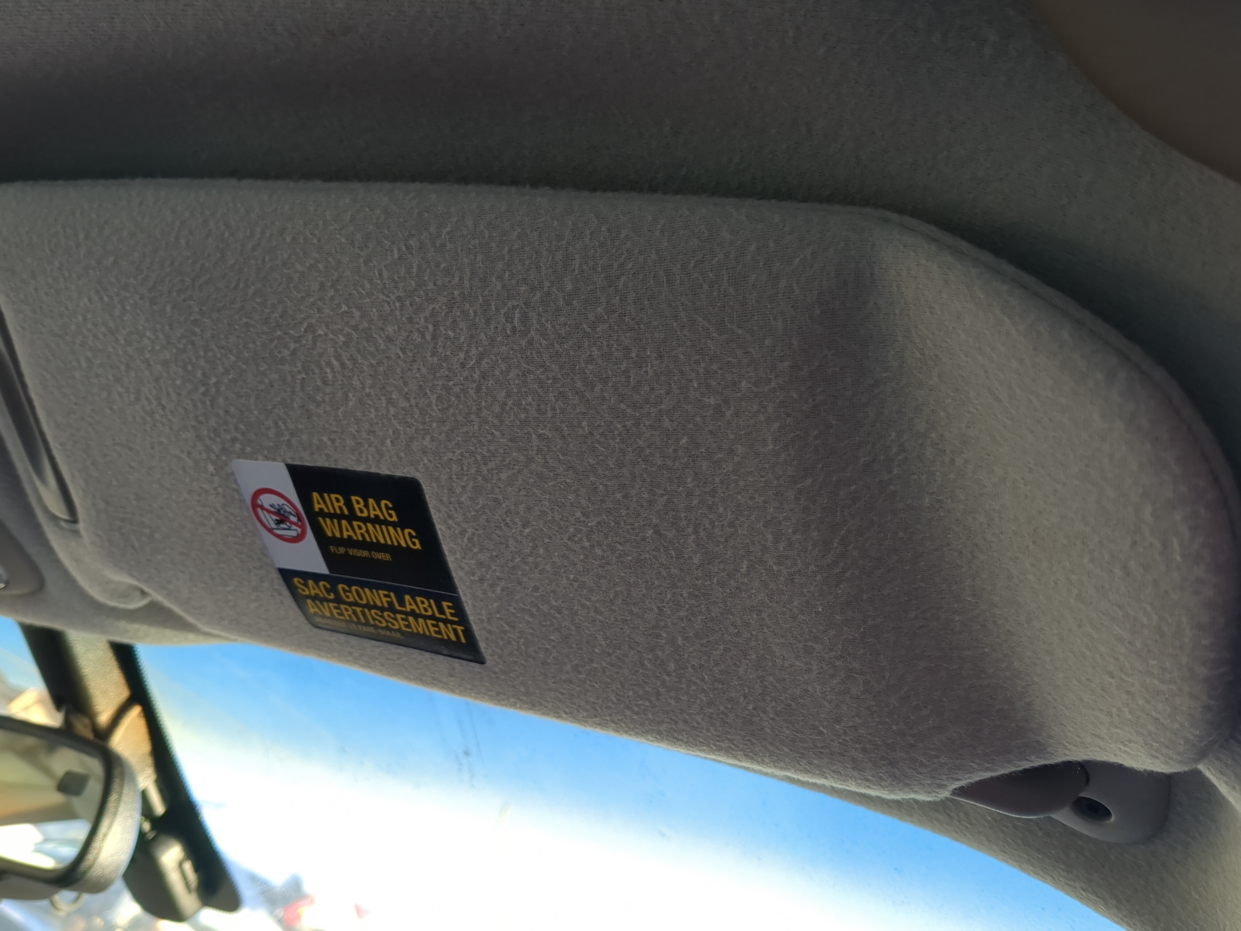 2003-2005 Buick Park Avenue Passenger Sun Visor Mirror Right Sunvisor 1240616 - Oemusedautoparts1.com