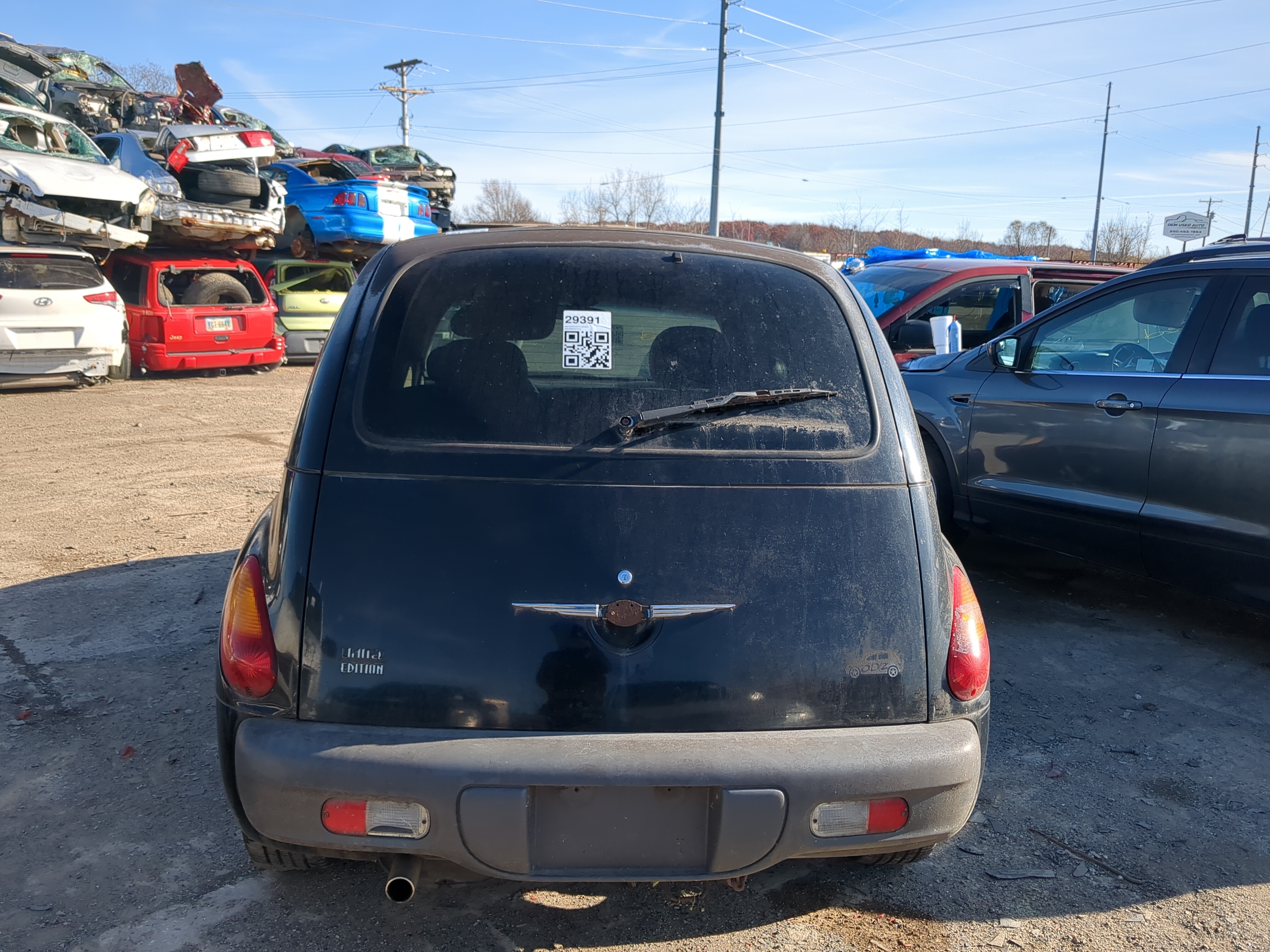 2001-2003 Chrysler Pt Cruiser Trunk/decklid/hatch/tailgate Oem 1240671 - Oemusedautoparts1.com