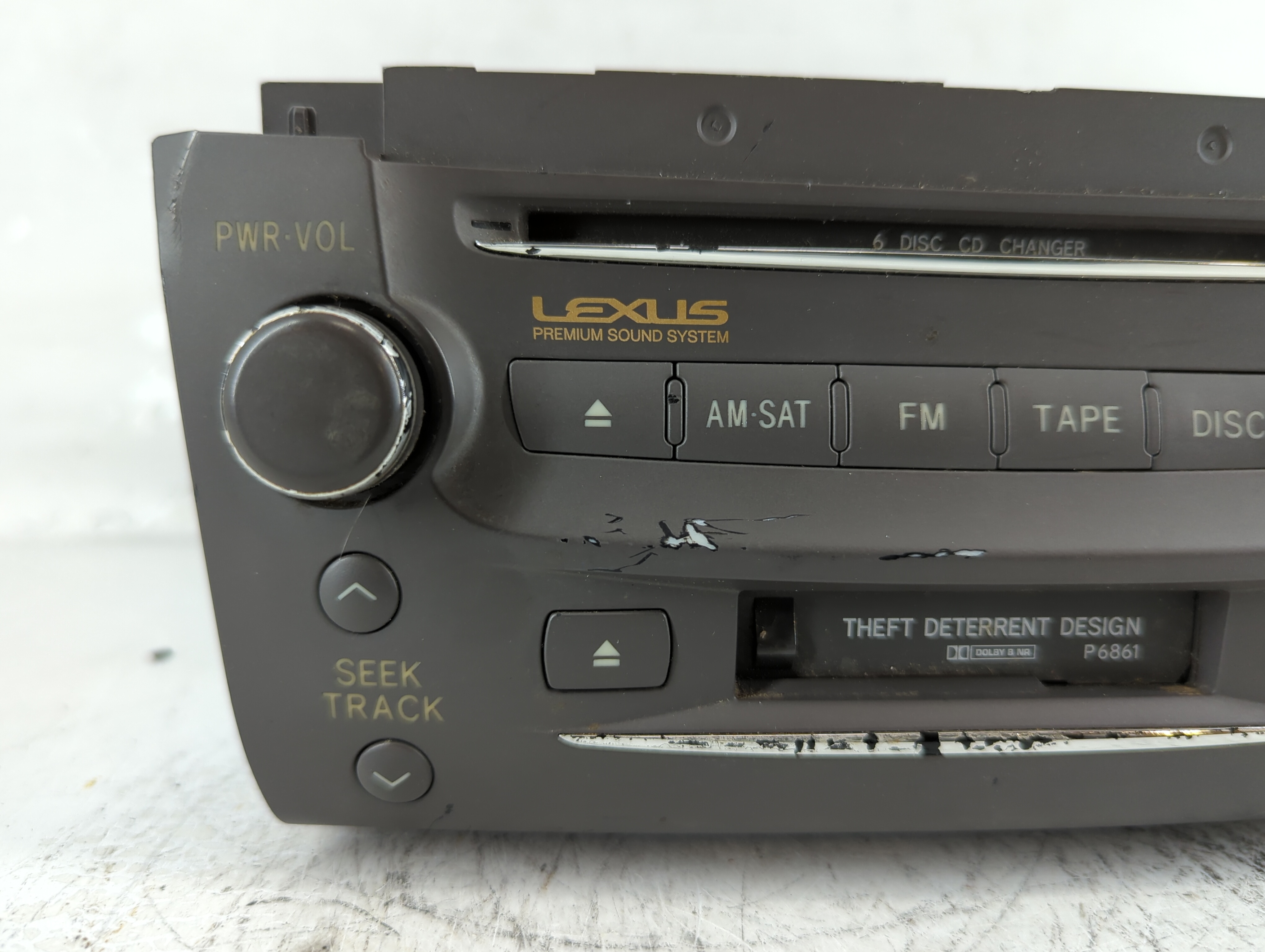 2006-2006 Lexus Gs300 Am Fm Cd Player Radio Receiver 599704 - Oemusedautoparts1.com