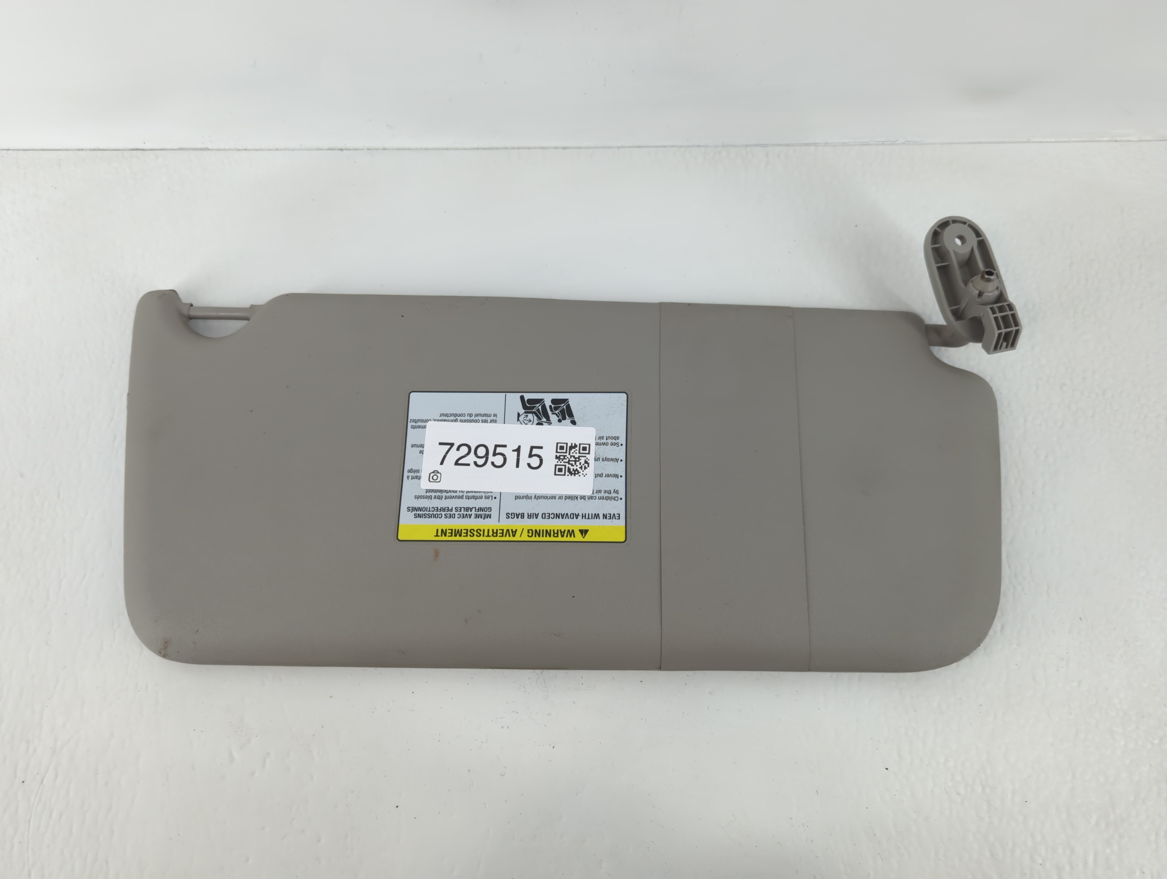 Picture of 2019 Nissan Nv200 Driver Sun Visor Mirror Left Sunvisor Grey 729515
