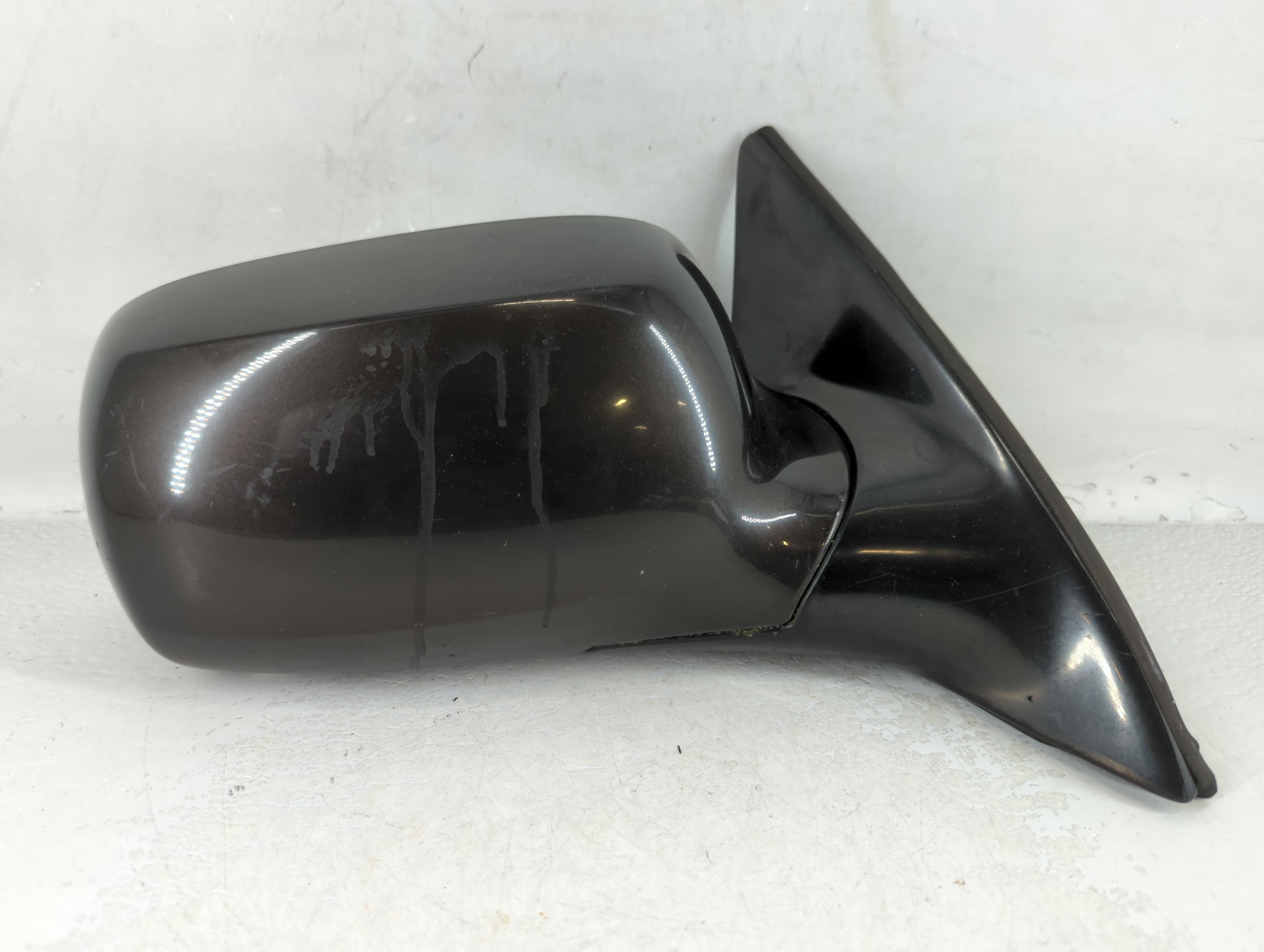 2008-2008 Buick Lucerne Driver Left Side View Manual Door Mirror Black 743819 - Oemusedautoparts1.com