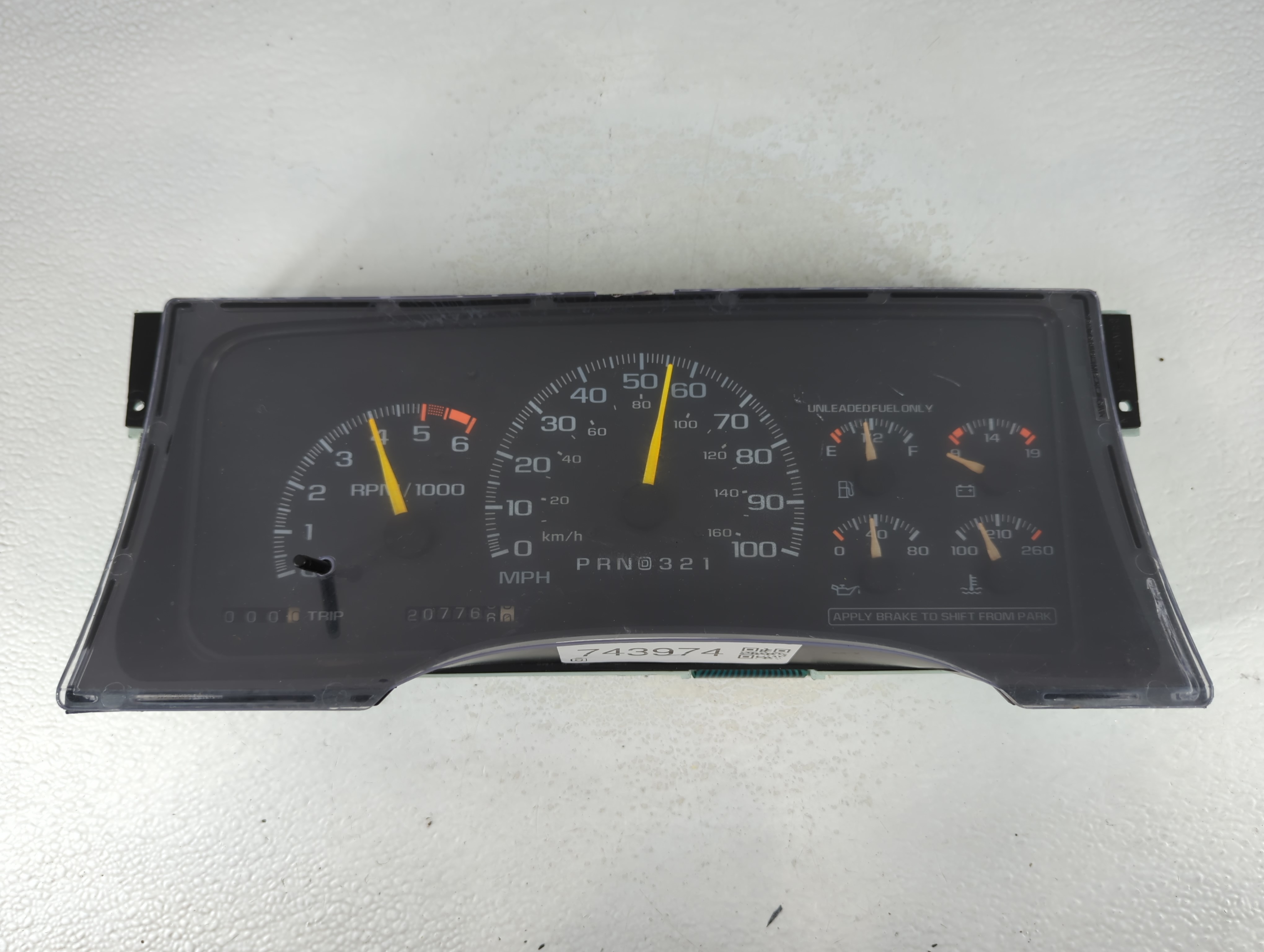 Picture of 1998-1998 Ford Explorer Speedometer Instrument Cluster Gauges 743974