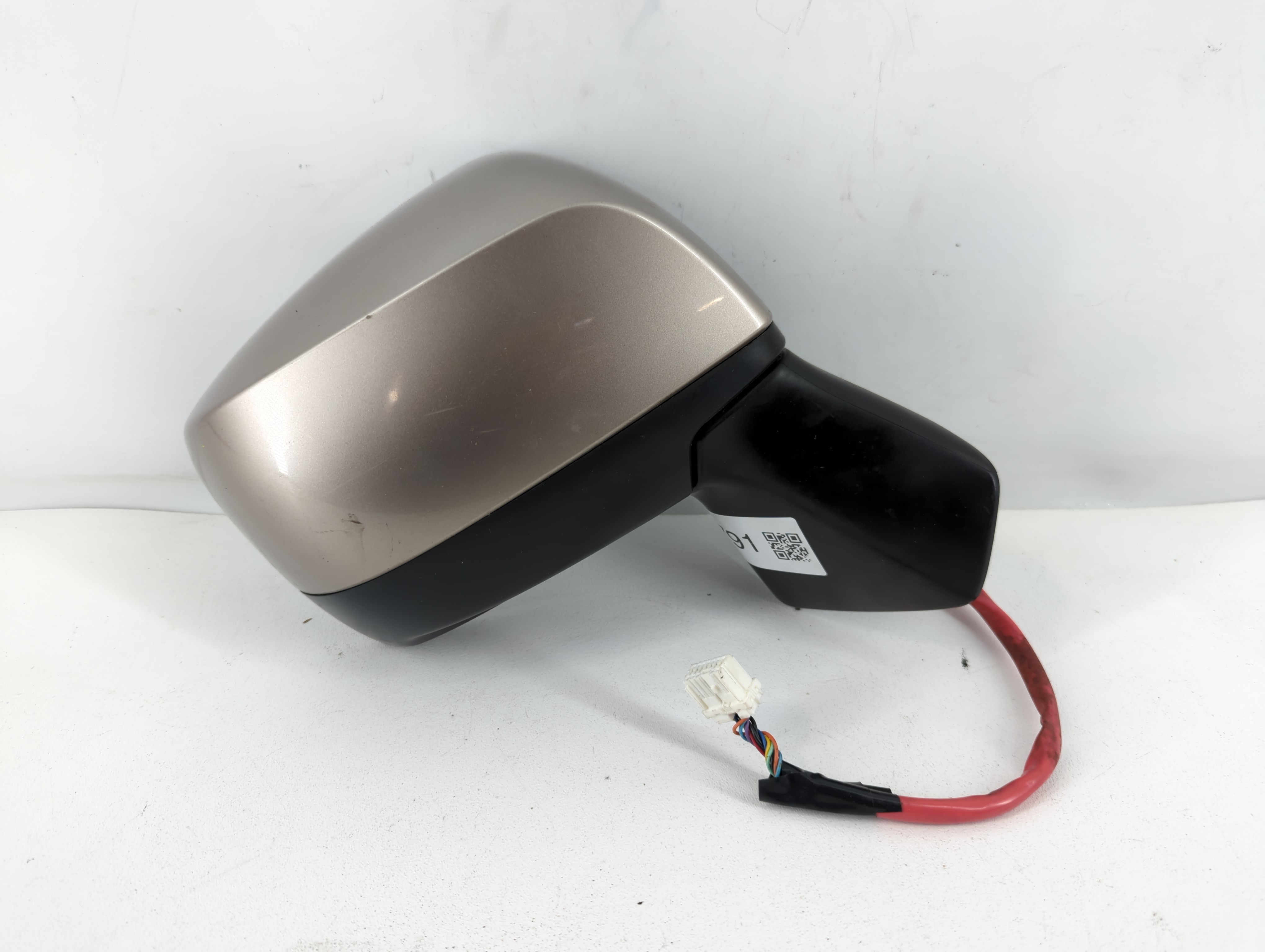 2014 Subaru Forester Passenger Right Side View Power Door Mirror Grey 744791 - Oemusedautoparts1.com