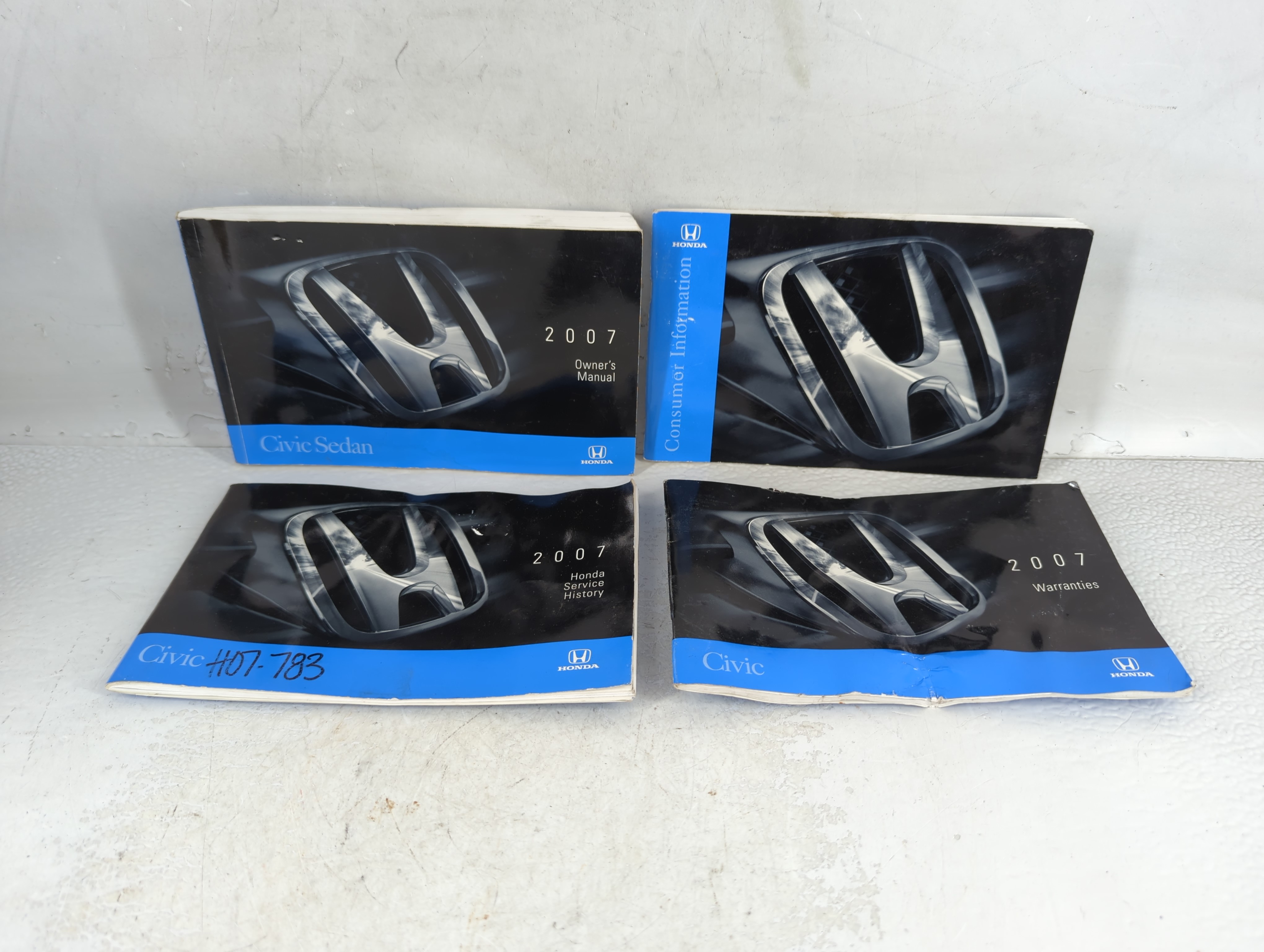 2007 Honda Civic Owners Manual Book Guide 745240 - Oemusedautoparts1.com