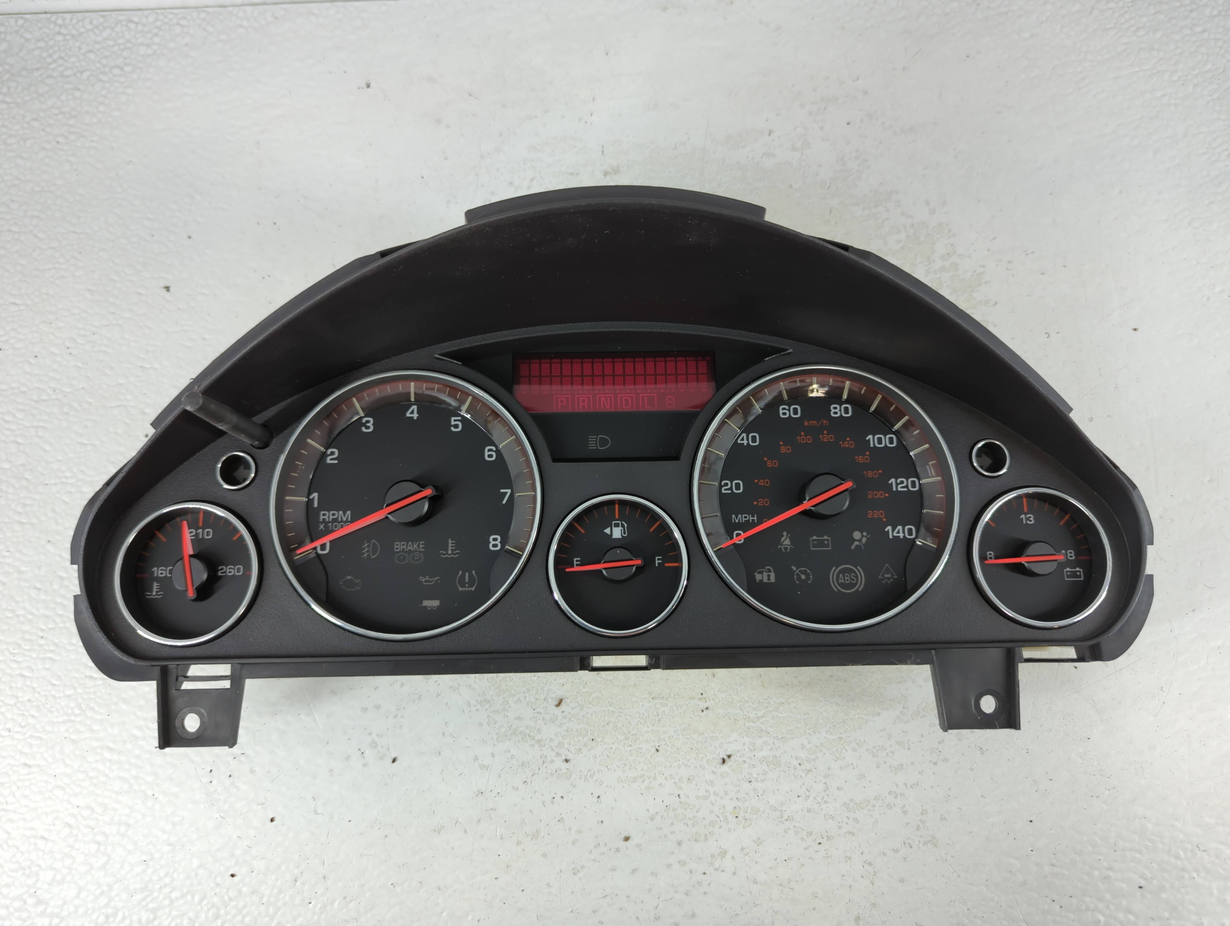 Picture of 2008 Saturn Outlook Speedometer Instrument Cluster Gauges Gmt966 Pcb Asm 747513