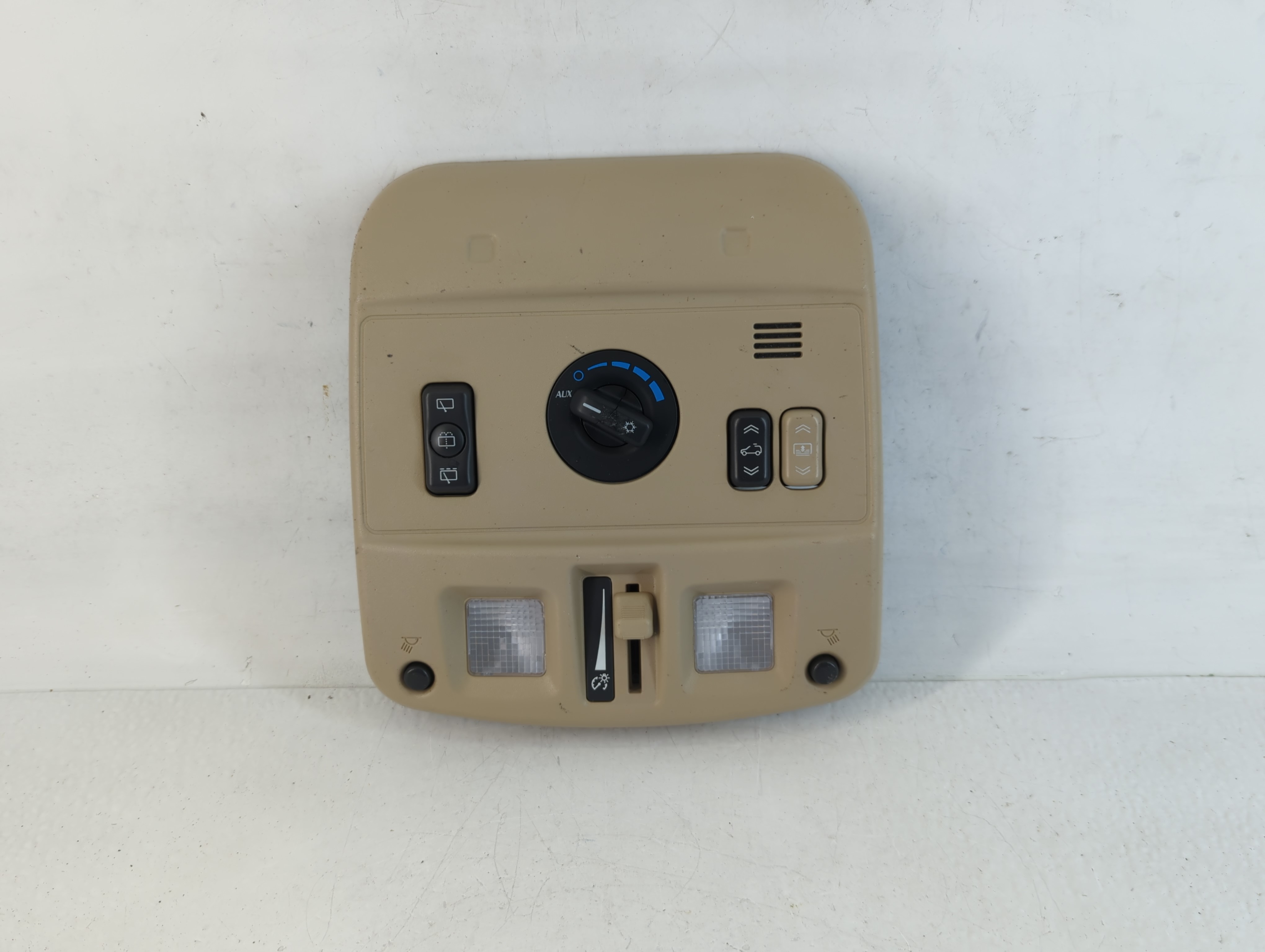 2007-2009 Cadillac Srx Overhead Console W/rear Climate Control 747606 - Oemusedautoparts1.com