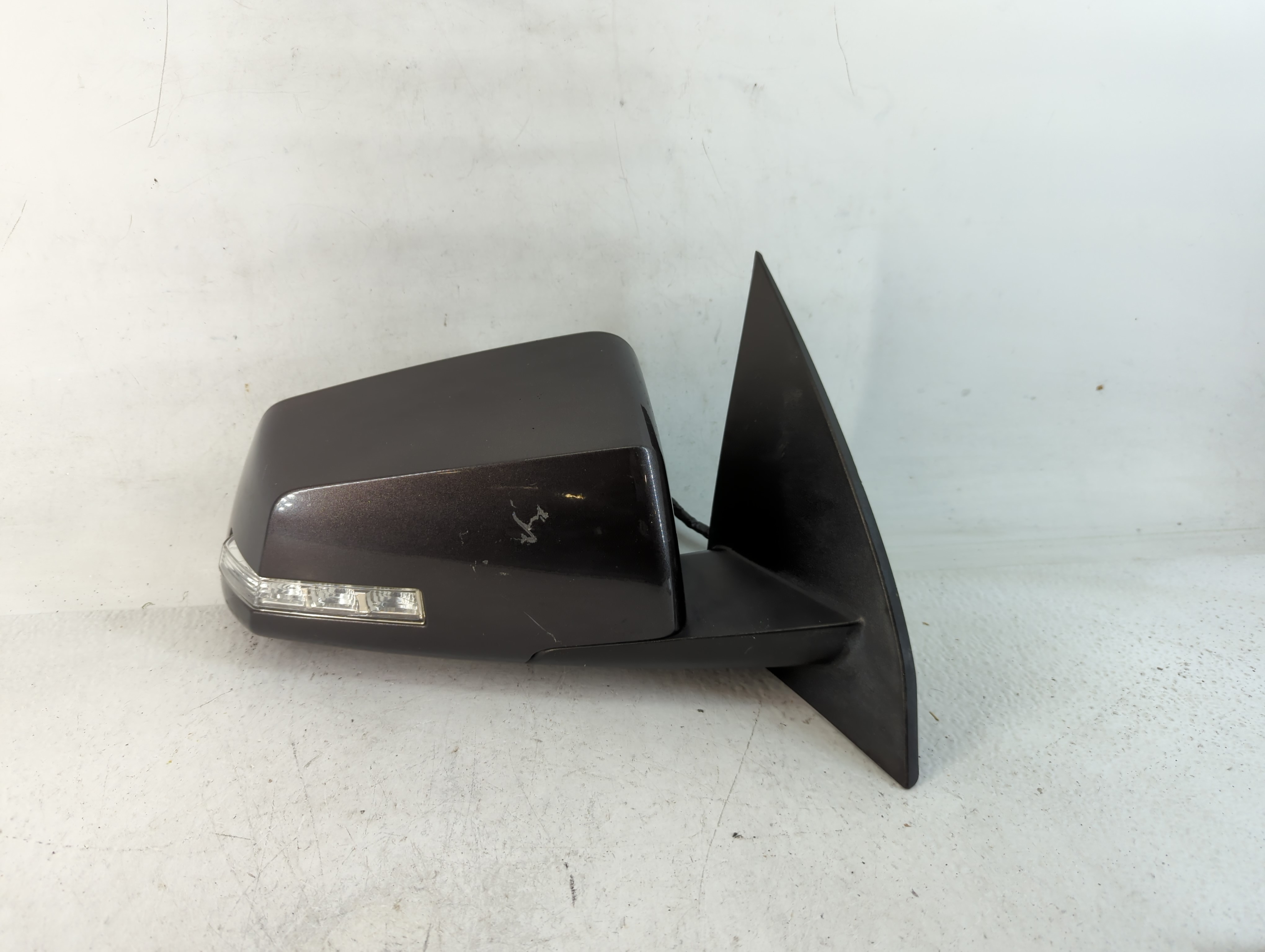 2013 Gmc Acadia Passenger Right Side View Power Door Mirror Dark Grey 754376 - Oemusedautoparts1.com