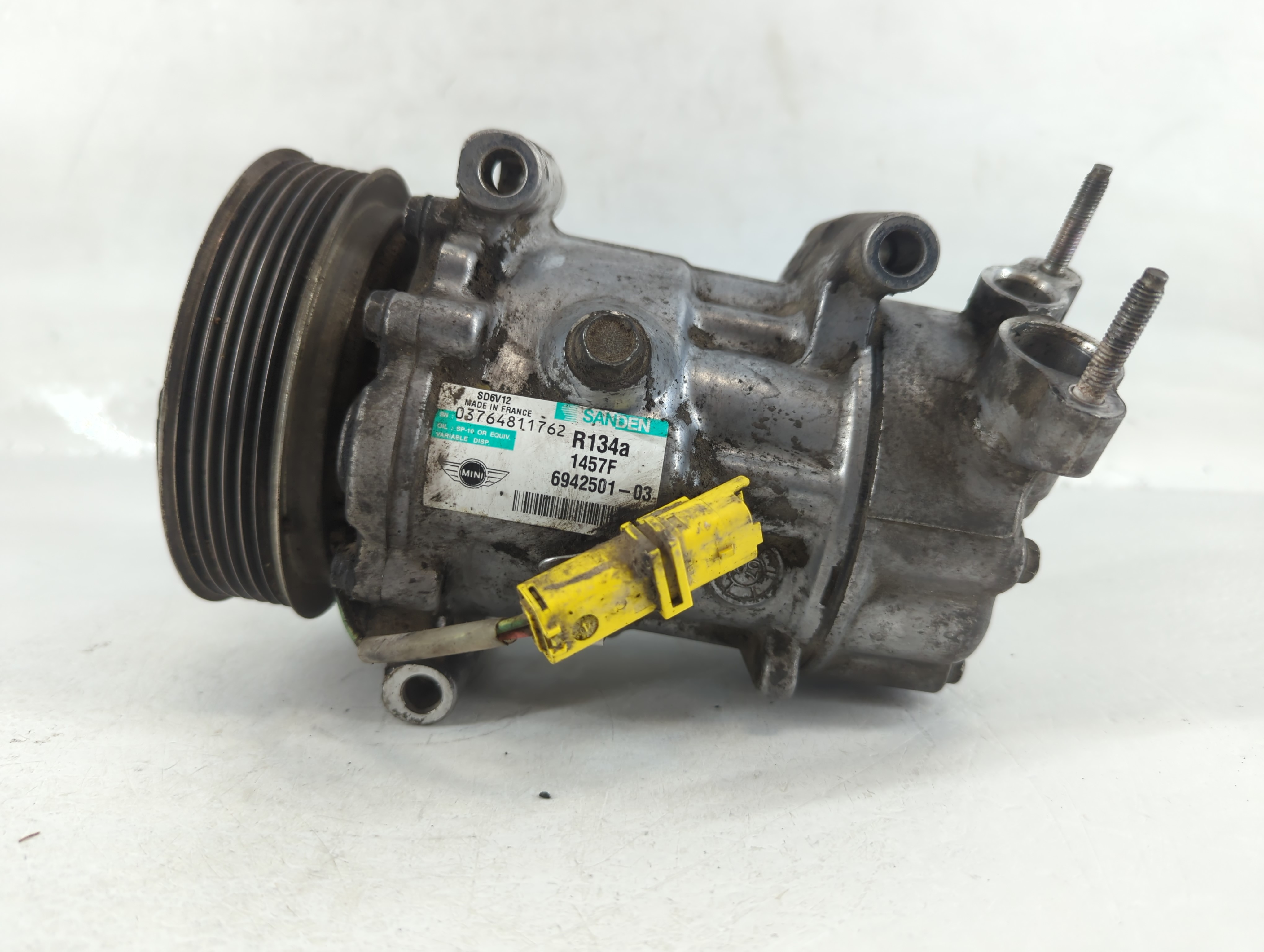 2008 Mini Cooper Clubman Air Conditioning A/c Ac Compressor Oem 755110 - Oemusedautoparts1.com