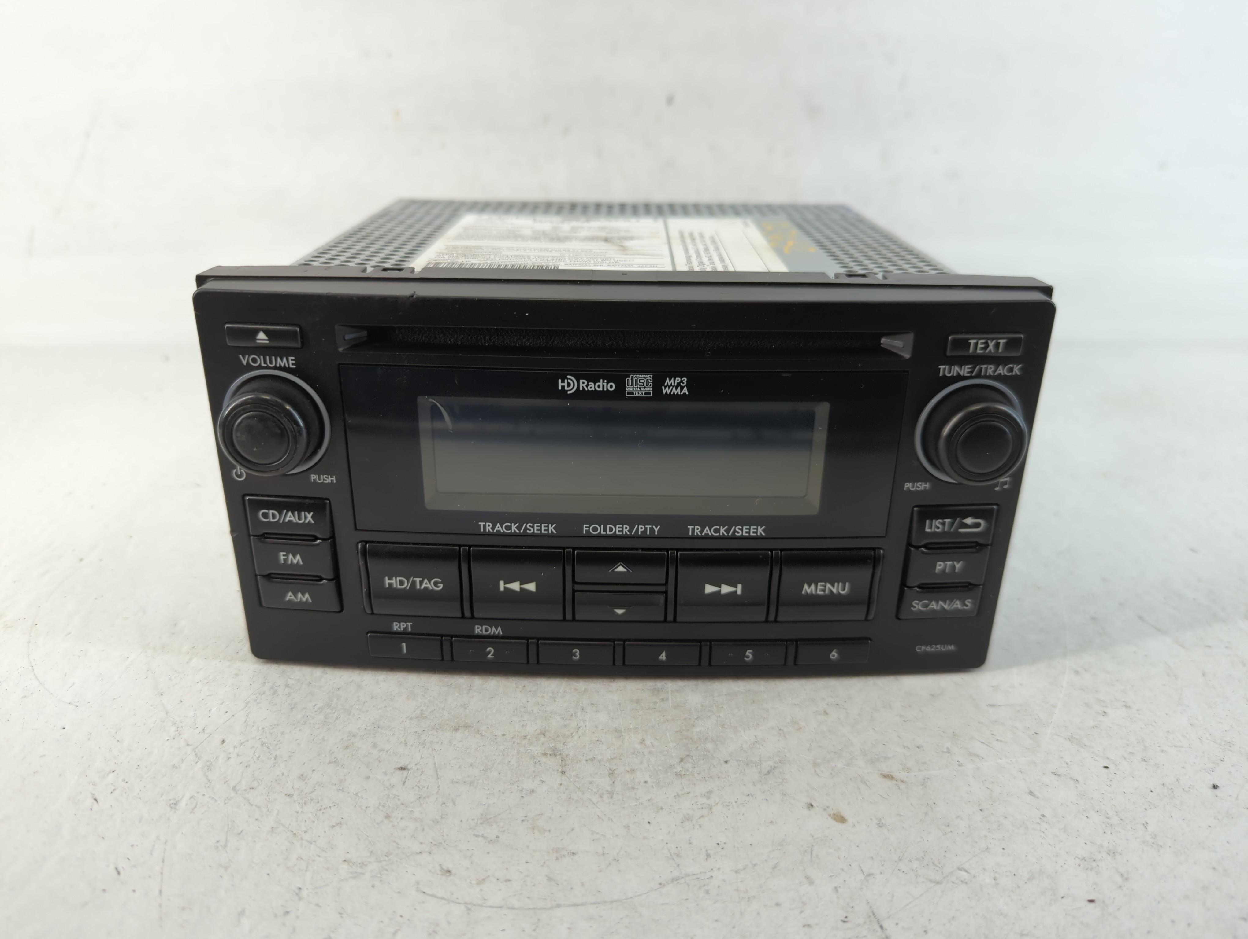 2014 Subaru Forester Am Fm Cd Player Radio Receiver 756940 - Oemusedautoparts1.com