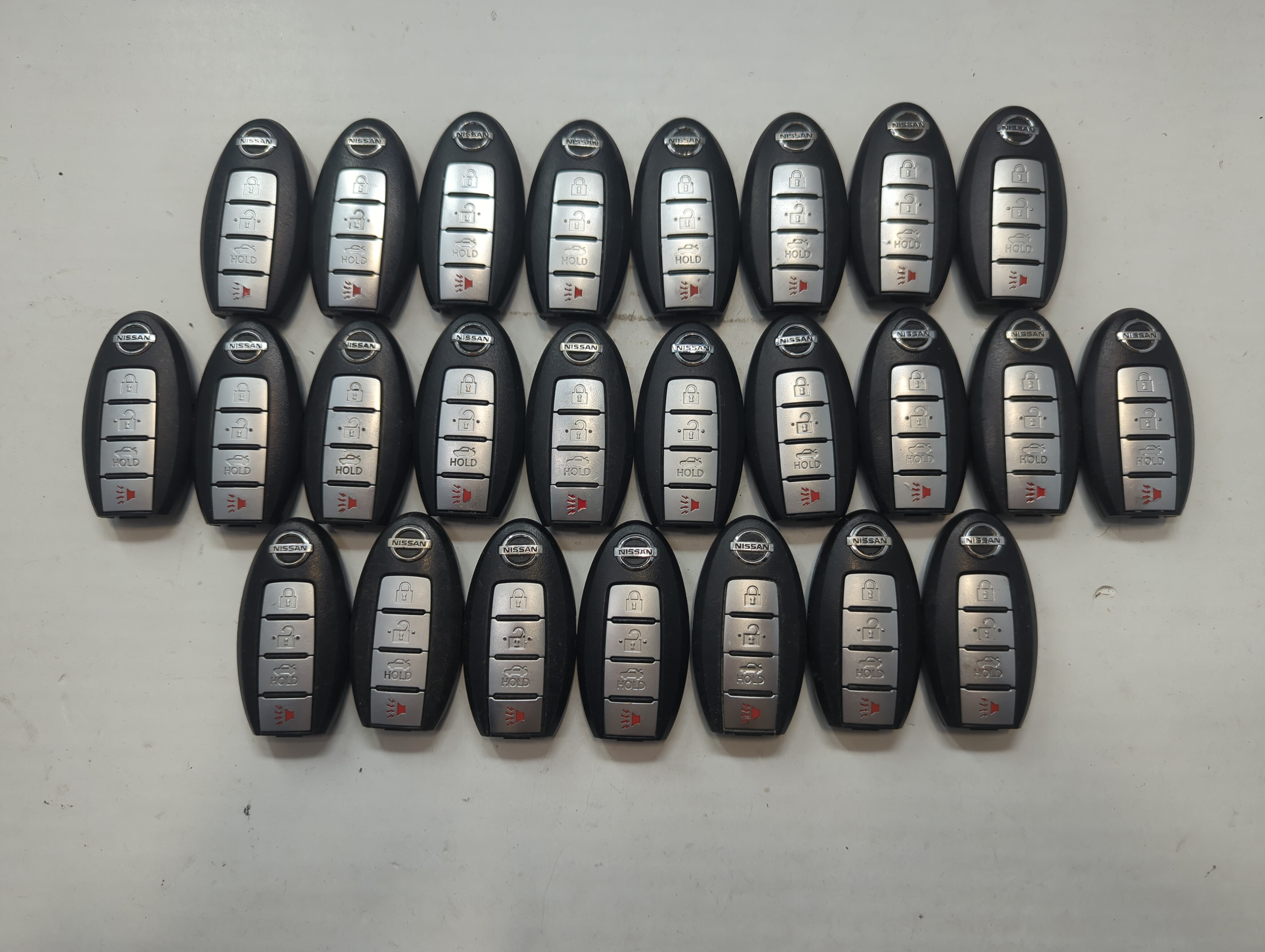 Lot of 25 Nissan Keyless Entry Remote Fob MIXED FCC IDS MIXED PART 759206 - Oemusedautoparts1.com