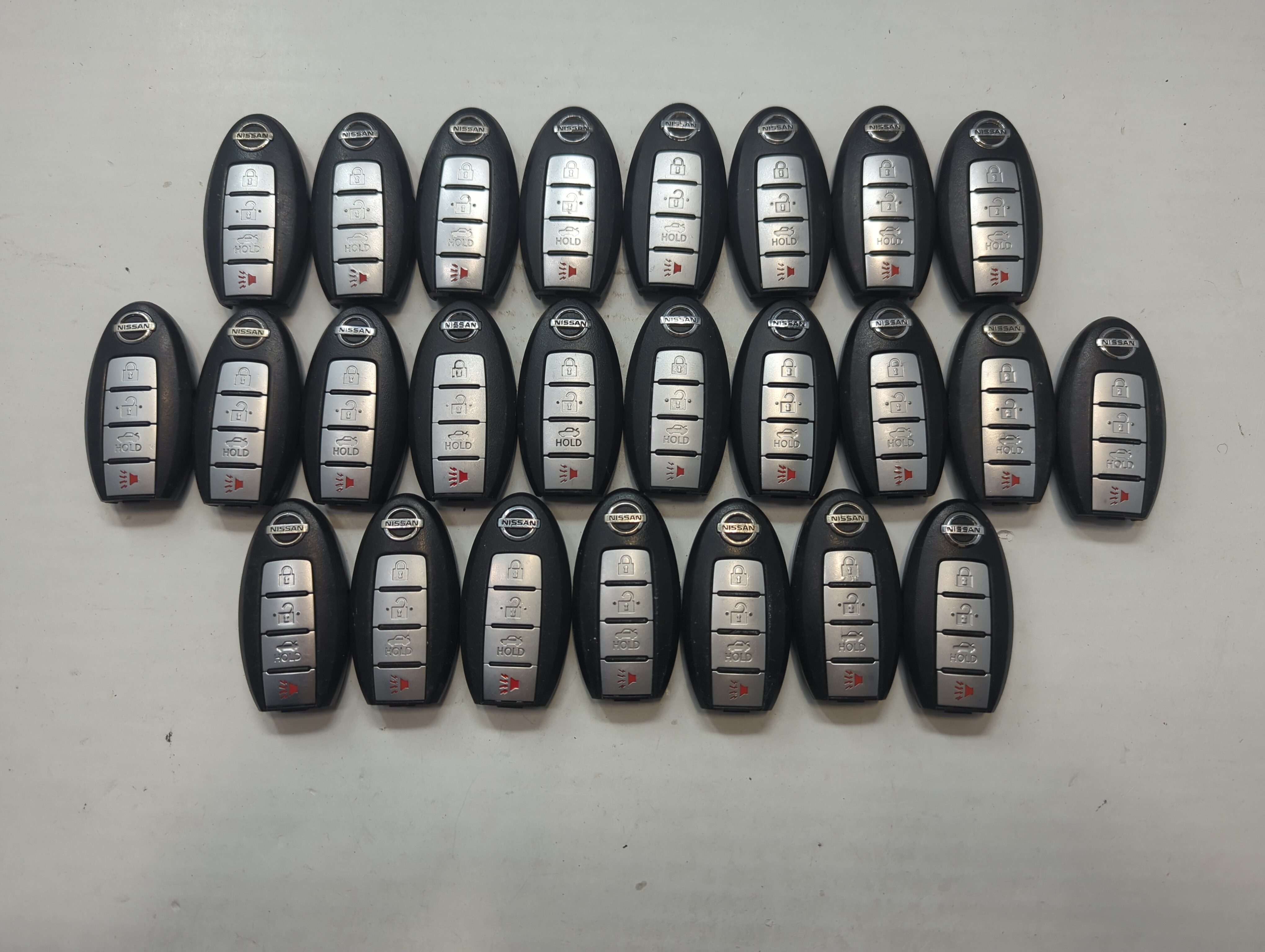 Lot of 25 Nissan Keyless Entry Remote Fob MIXED FCC IDS MIXED PART 759207 - Oemusedautoparts1.com
