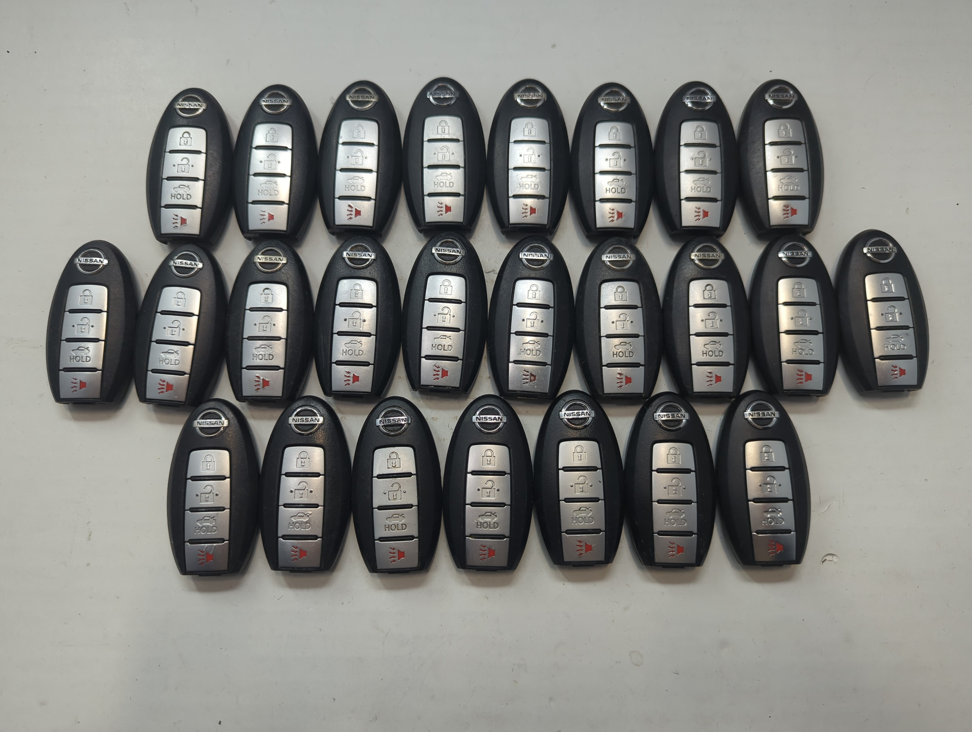 Lot of 25 Nissan Keyless Entry Remote Fob MIXED FCC IDS MIXED PART 759208 - Oemusedautoparts1.com