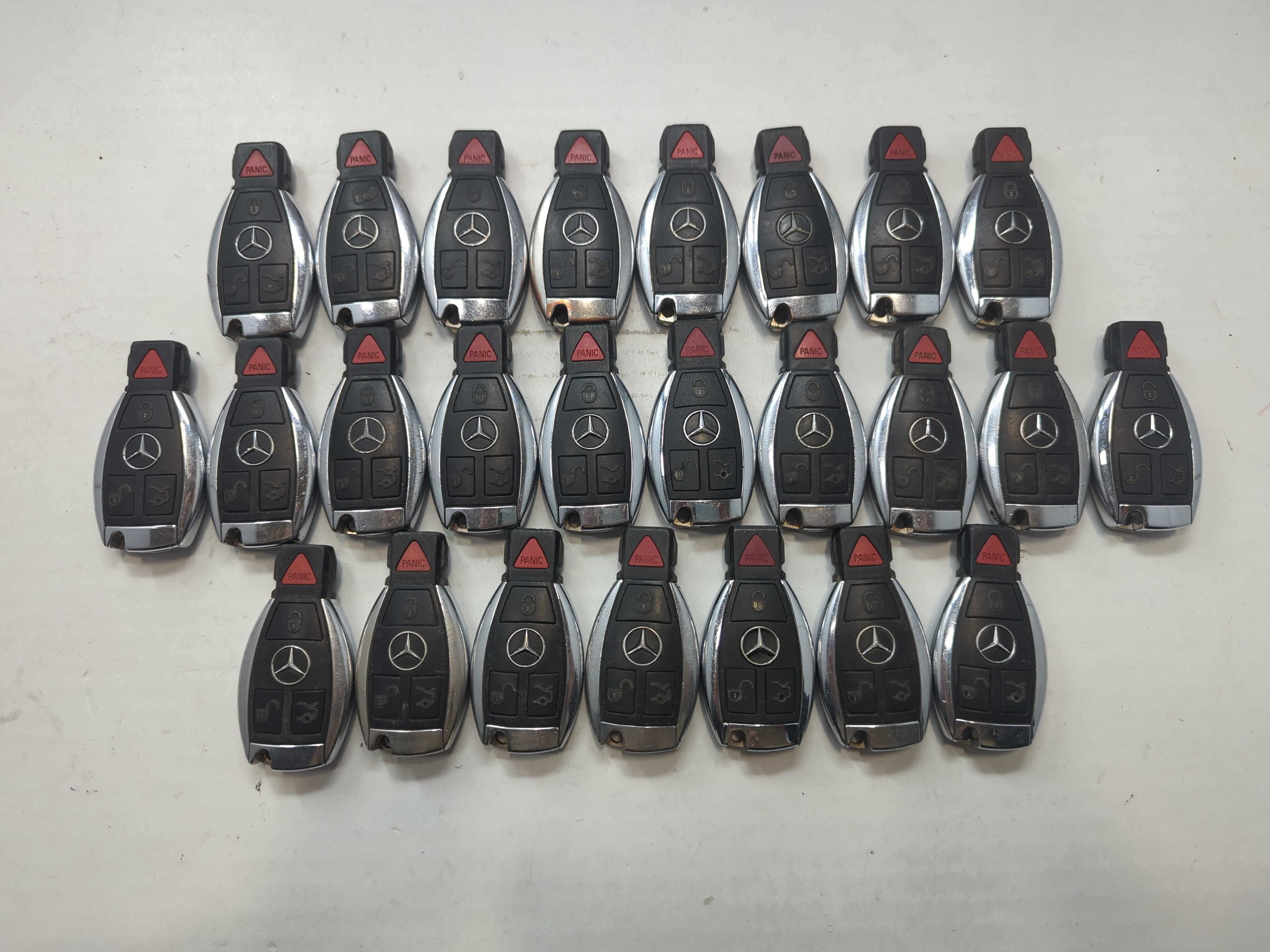 Lot of 25 Mercedes-Benz Keyless Entry Remote Fob IYZDC11 | IYZDC12K 759214 - Oemusedautoparts1.com