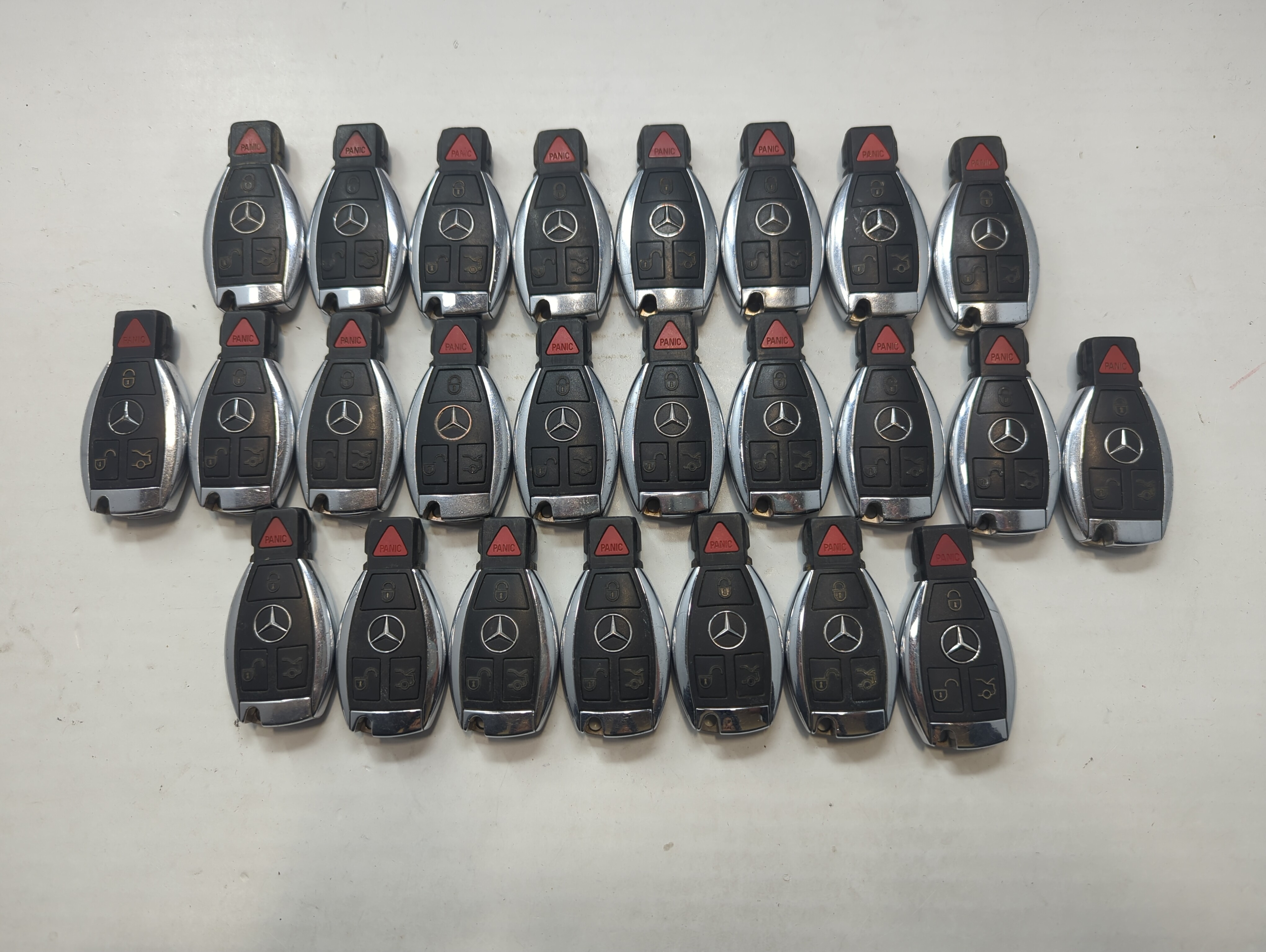 Lot of 25 Mercedes-Benz Keyless Entry Remote Fob IYZDC11 | IYZDC12K 759220 - Oemusedautoparts1.com