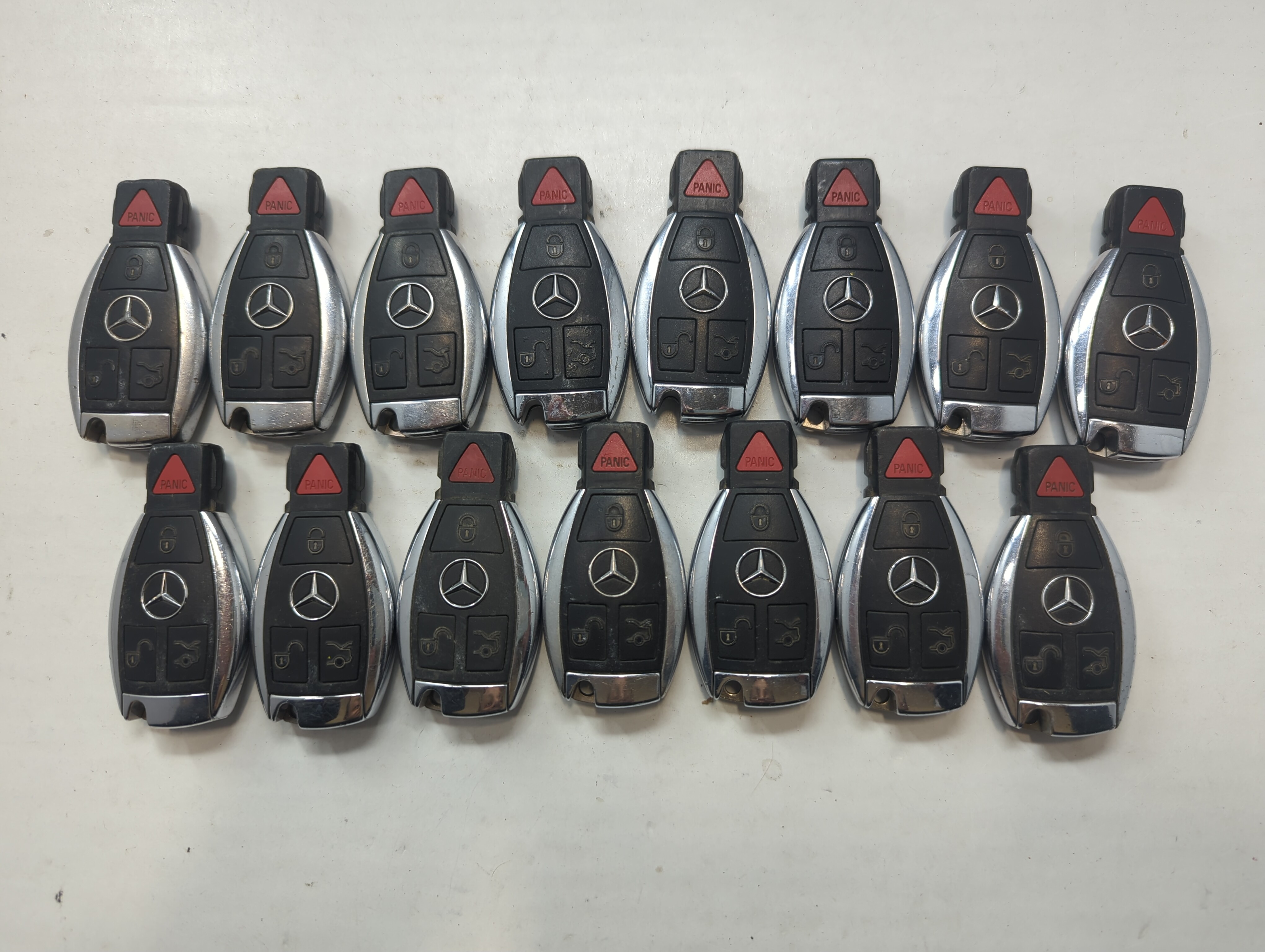 Lot of 15 Mercedes-Benz Keyless Entry Remote Fob MIXED FCC IDS MIXED 759223 - Oemusedautoparts1.com