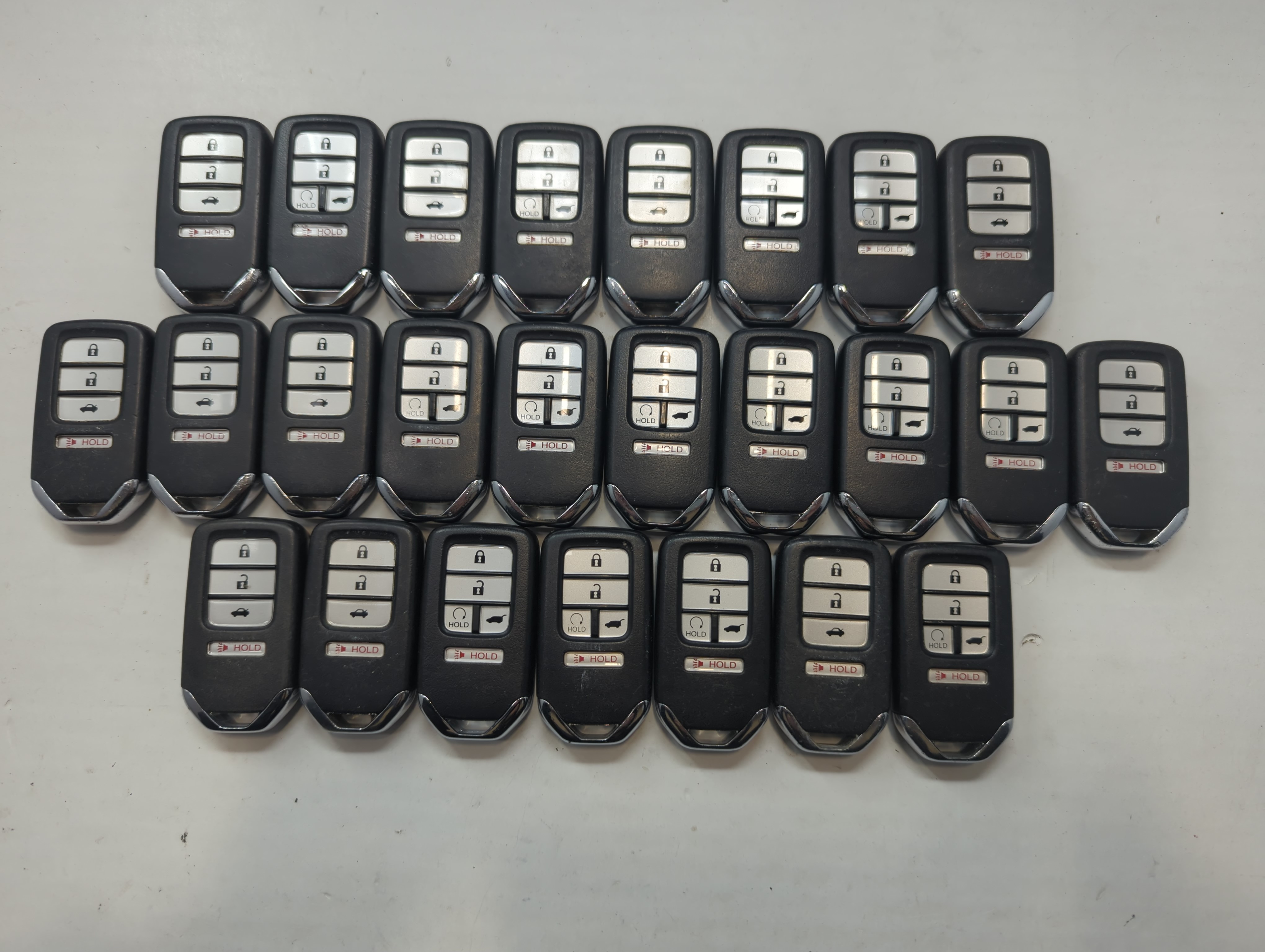 Lot of 24 Honda Keyless Entry Remote Fob MIXED FCC IDS MIXED PART NUMBERS 759225 - Oemusedautoparts1.com
