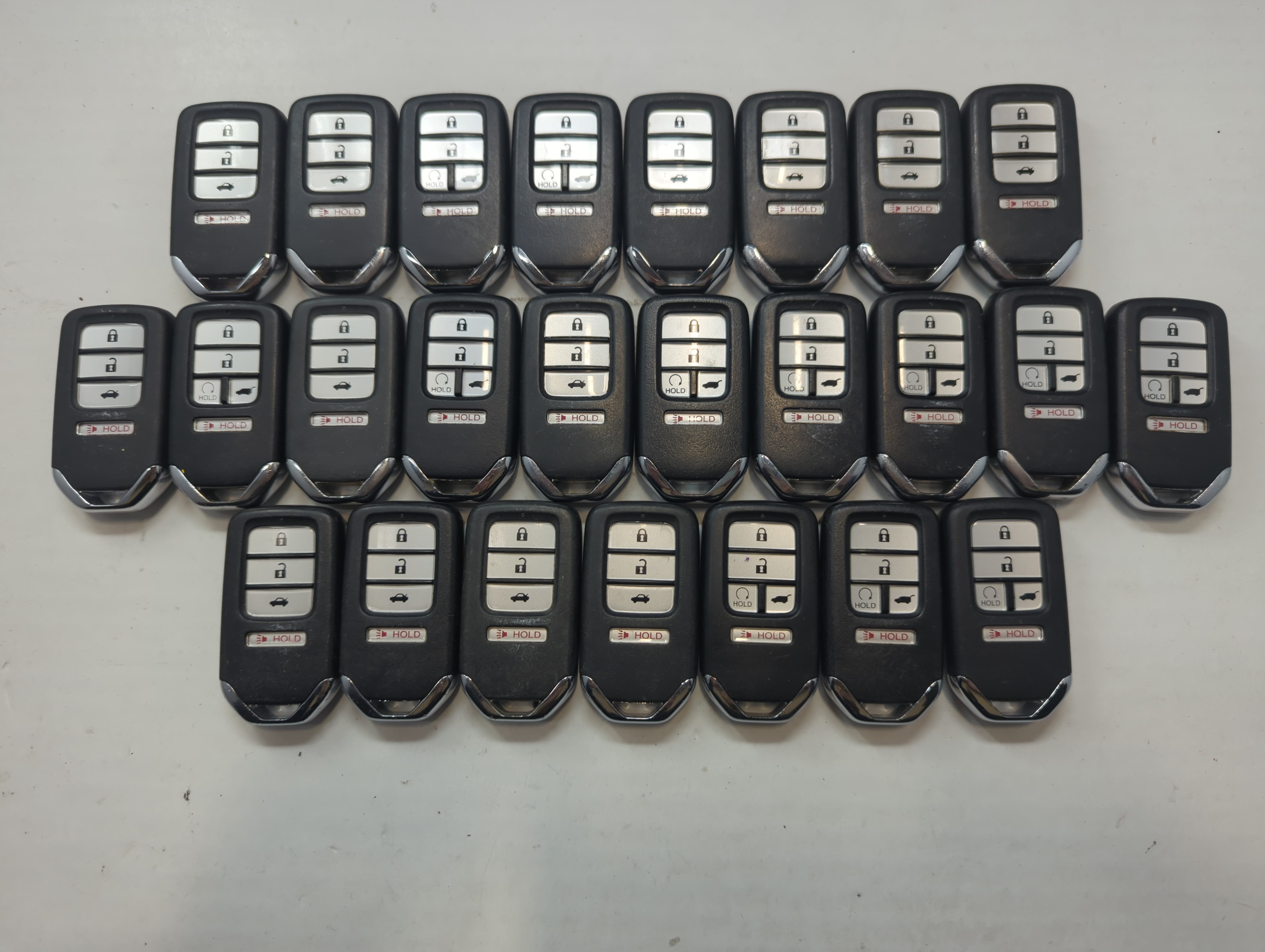 Lot of 24 Honda Keyless Entry Remote Fob MIXED FCC IDS MIXED PART NUMBERS 759259 - Oemusedautoparts1.com