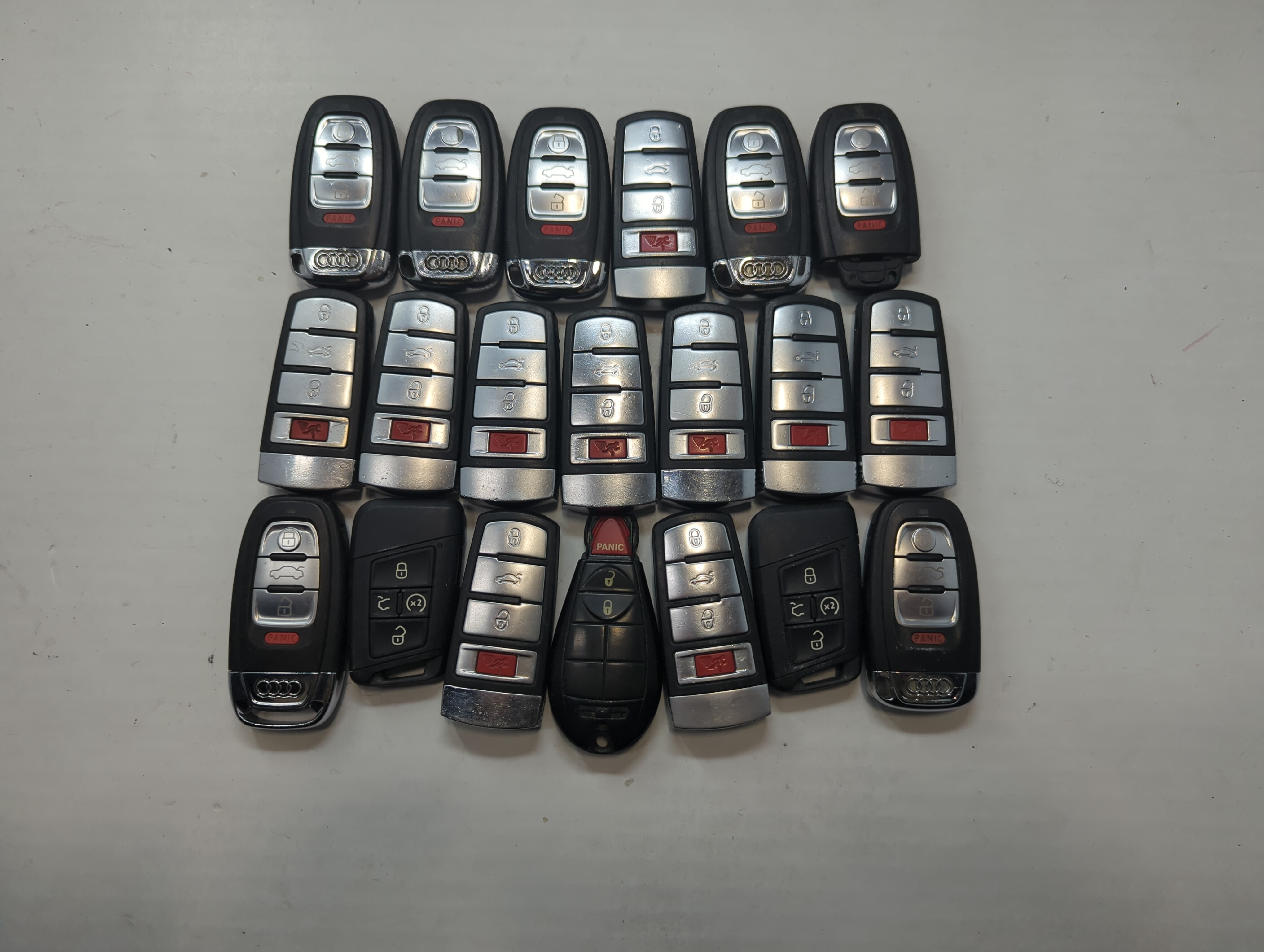 Lot of 20 Volkswagen Keyless Entry Remote Fob MIXED FCC IDS MIXED PART 759337 - Oemusedautoparts1.com