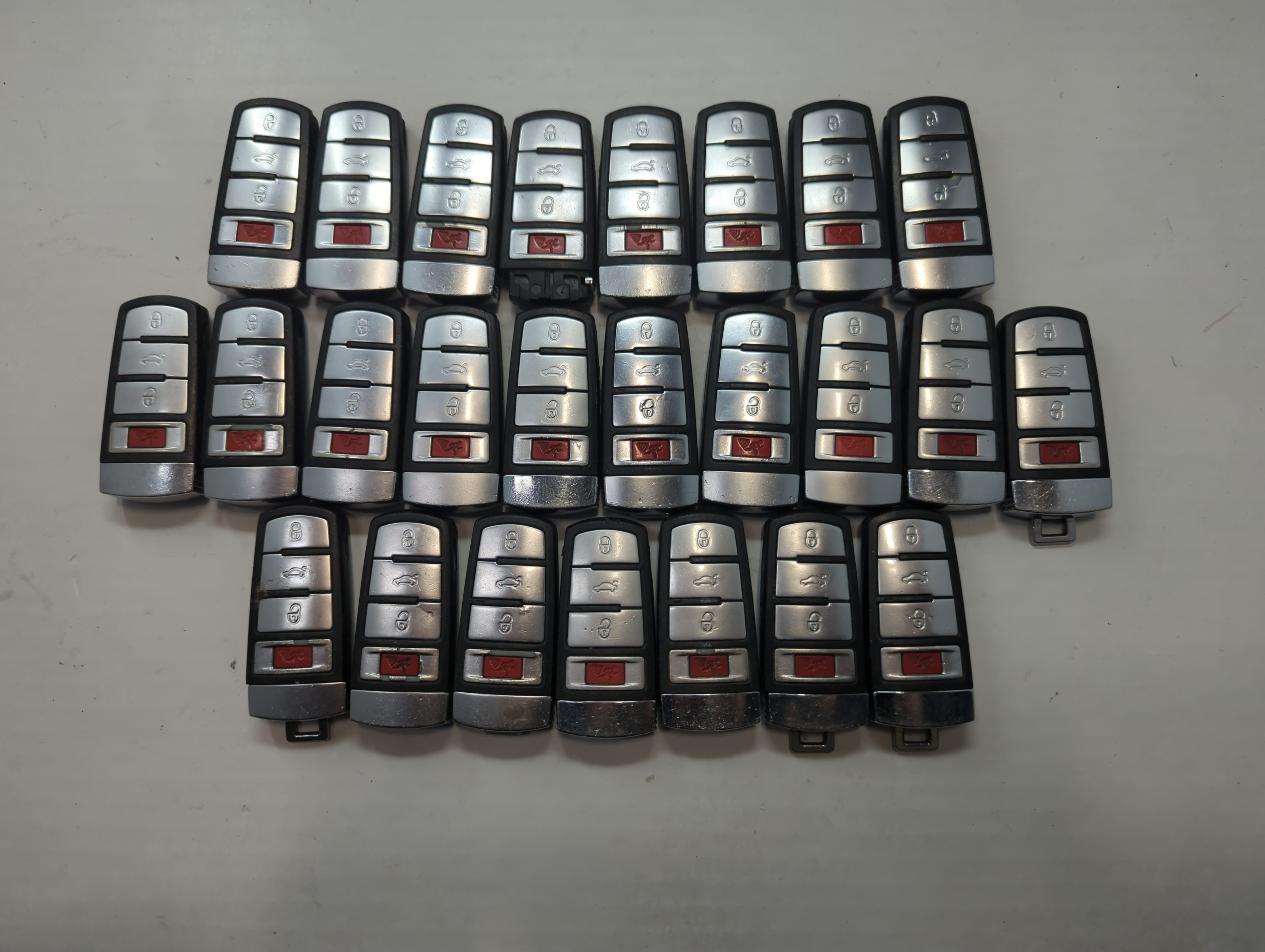 Lot of 25 Volkswagen Keyless Entry Remote Fob MIXED FCC IDS MIXED PART 759351 - Oemusedautoparts1.com