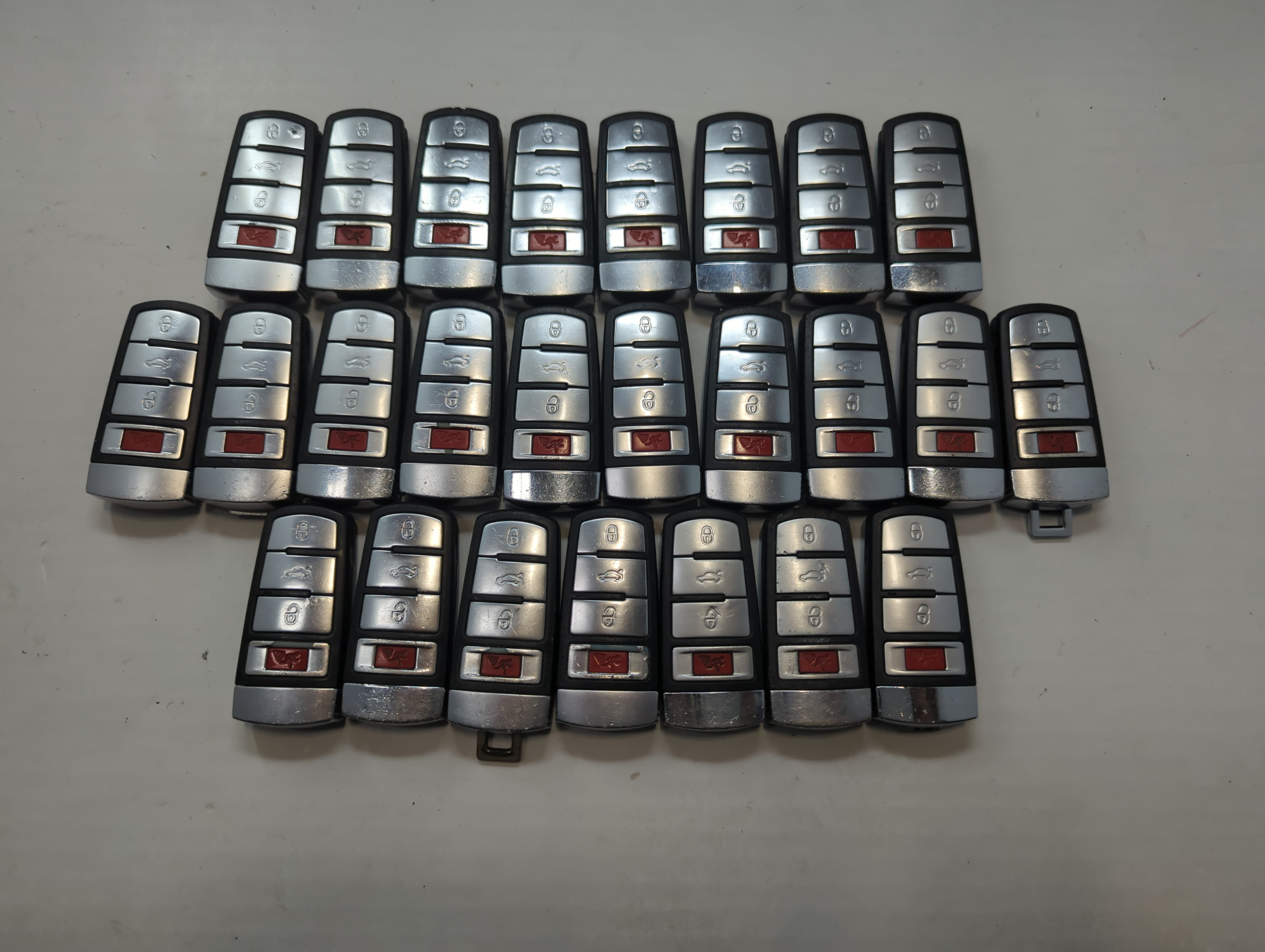 Lot of 25 Volkswagen Keyless Entry Remote Fob MIXED FCC IDS MIXED PART 759352 - Oemusedautoparts1.com