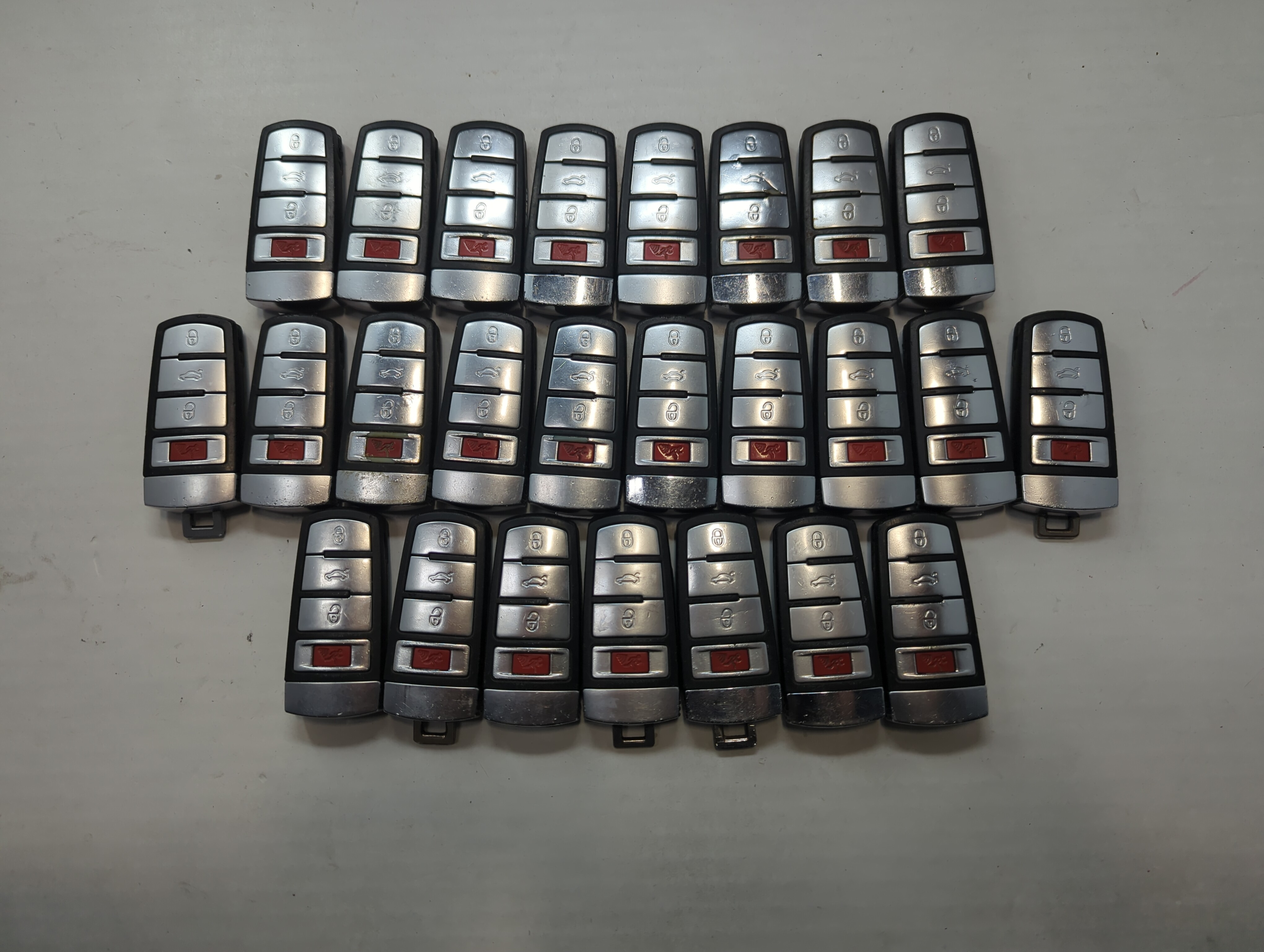 Lot of 25 Volkswagen Keyless Entry Remote Fob MIXED FCC IDS MIXED PART 759364 - Oemusedautoparts1.com
