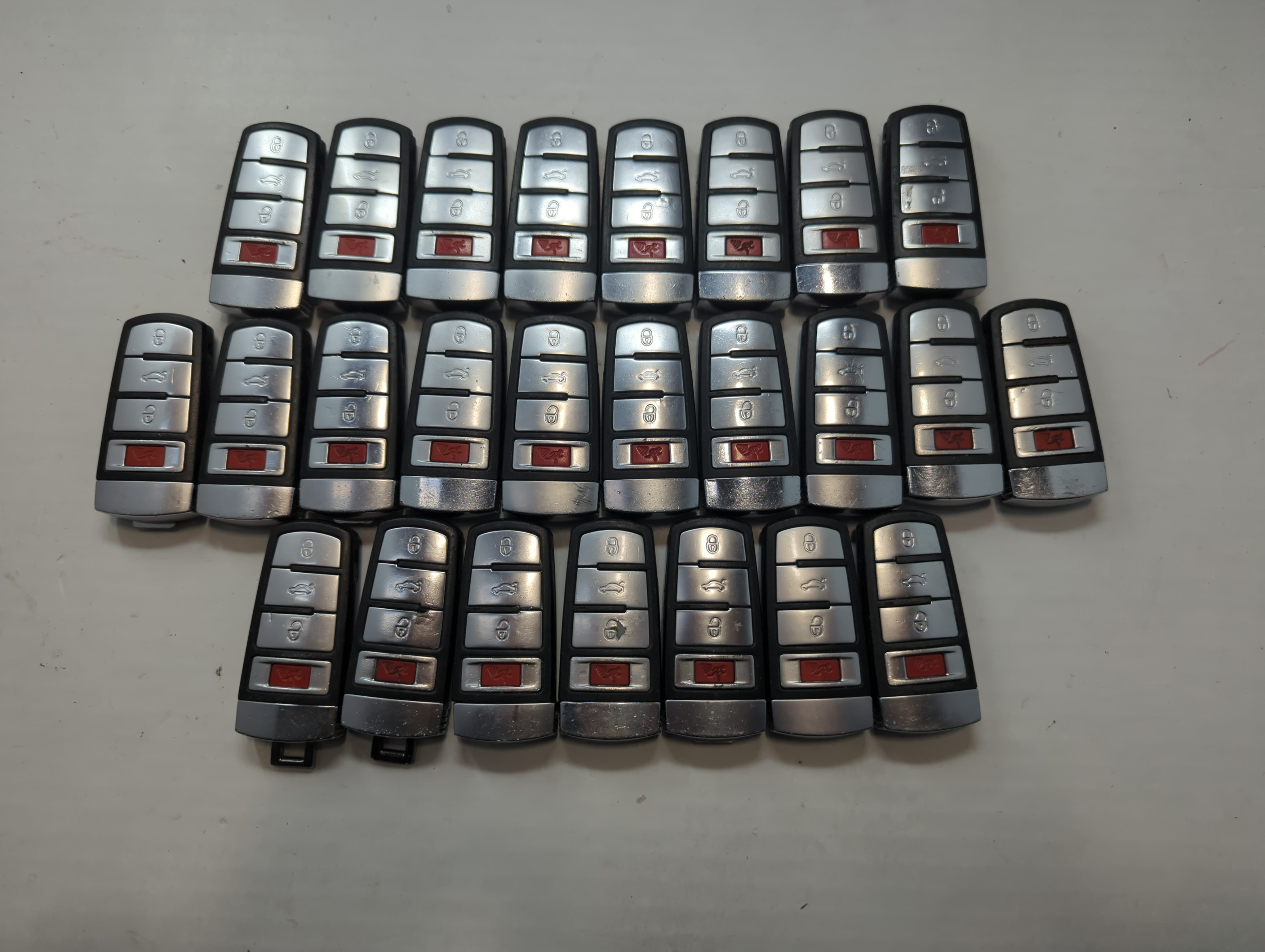 Lot of 25 Volkswagen Keyless Entry Remote Fob MIXED FCC IDS MIXED PART 759365 - Oemusedautoparts1.com
