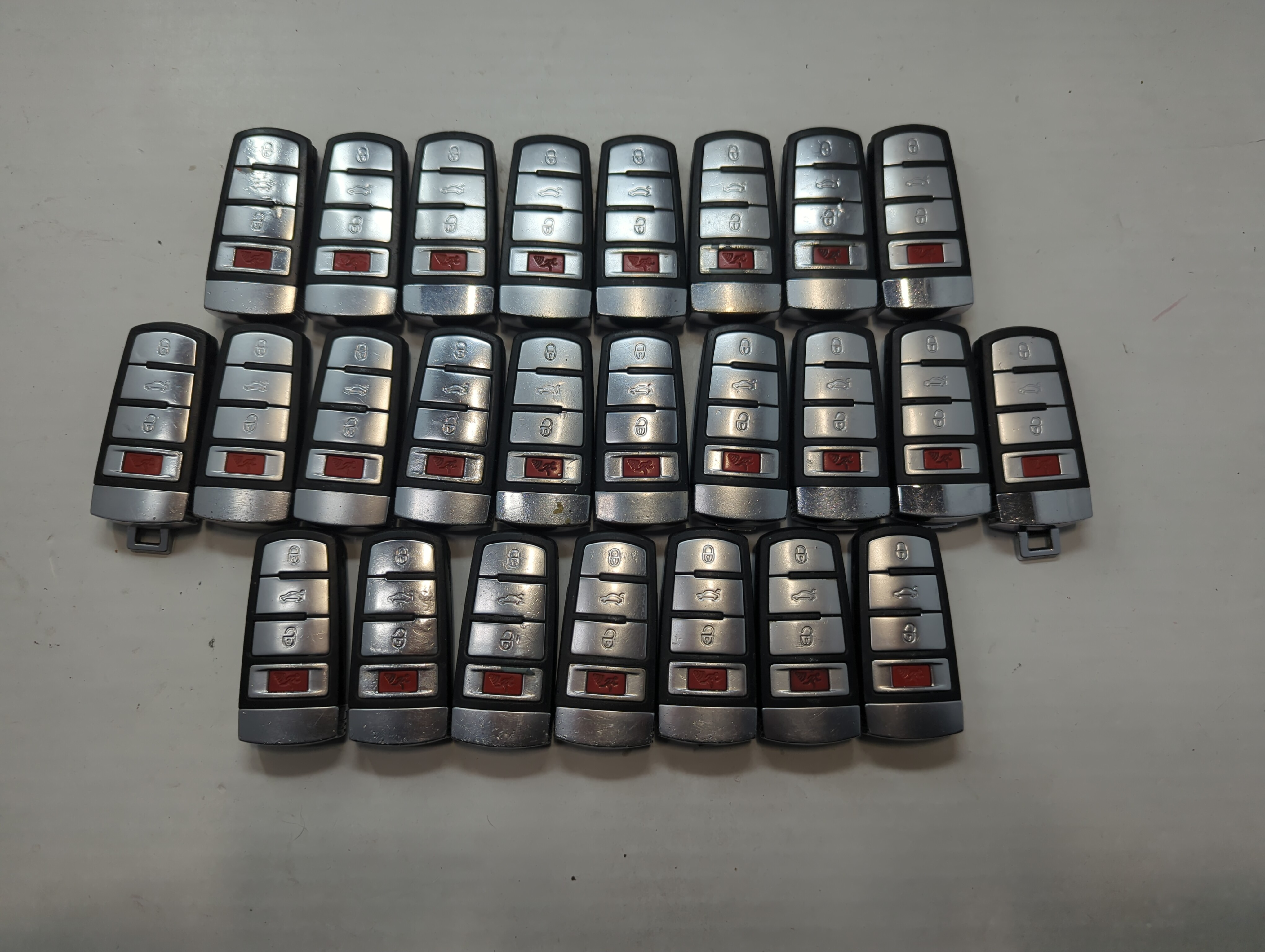 Lot of 25 Volkswagen Keyless Entry Remote Fob MIXED FCC IDS MIXED PART 759366 - Oemusedautoparts1.com