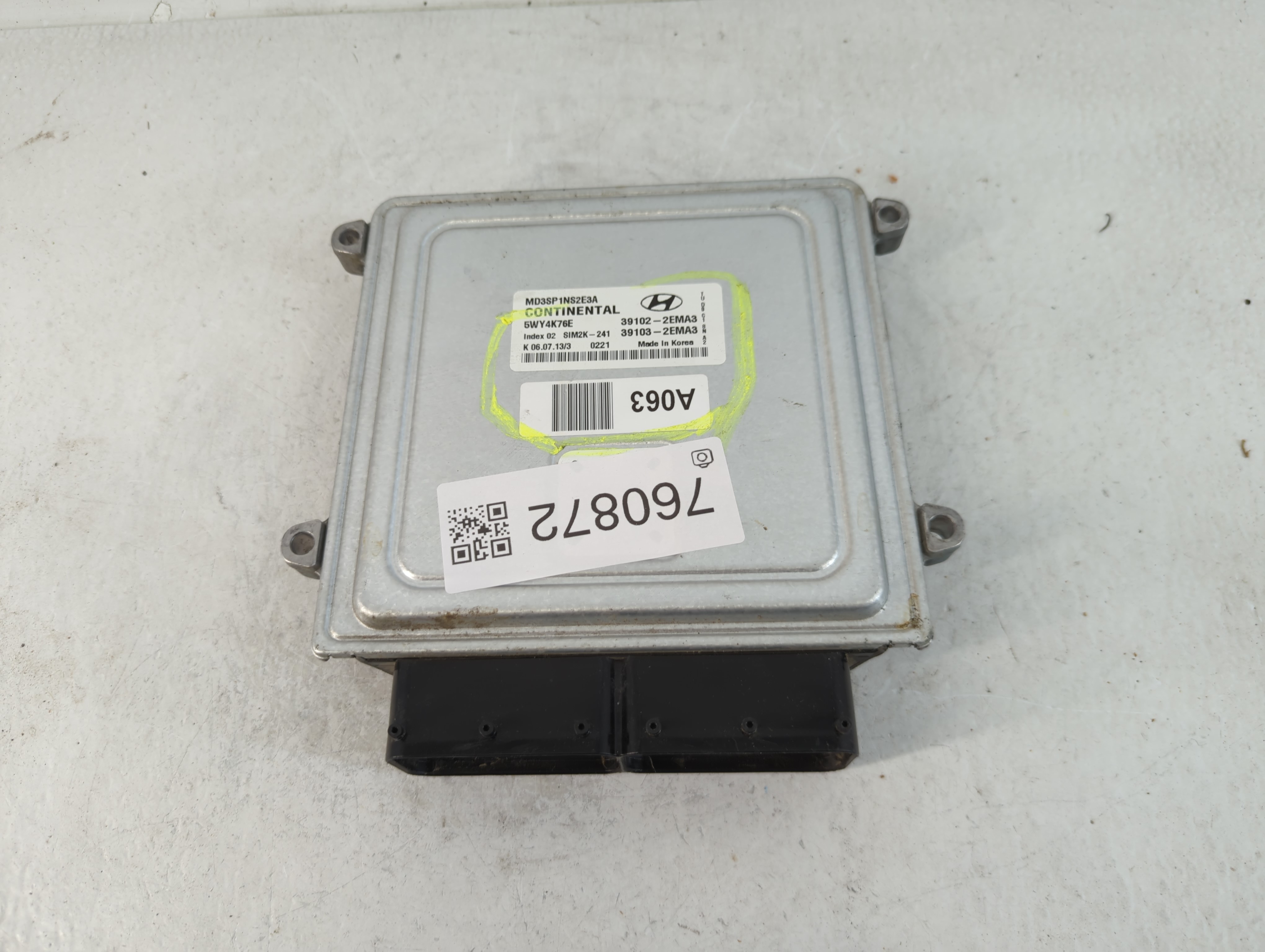 2011-2013 Hyundai Elantra Engine Control Computer Ecu Pcm Ecm Pcu Oem 760872 - Oemusedautoparts1.com