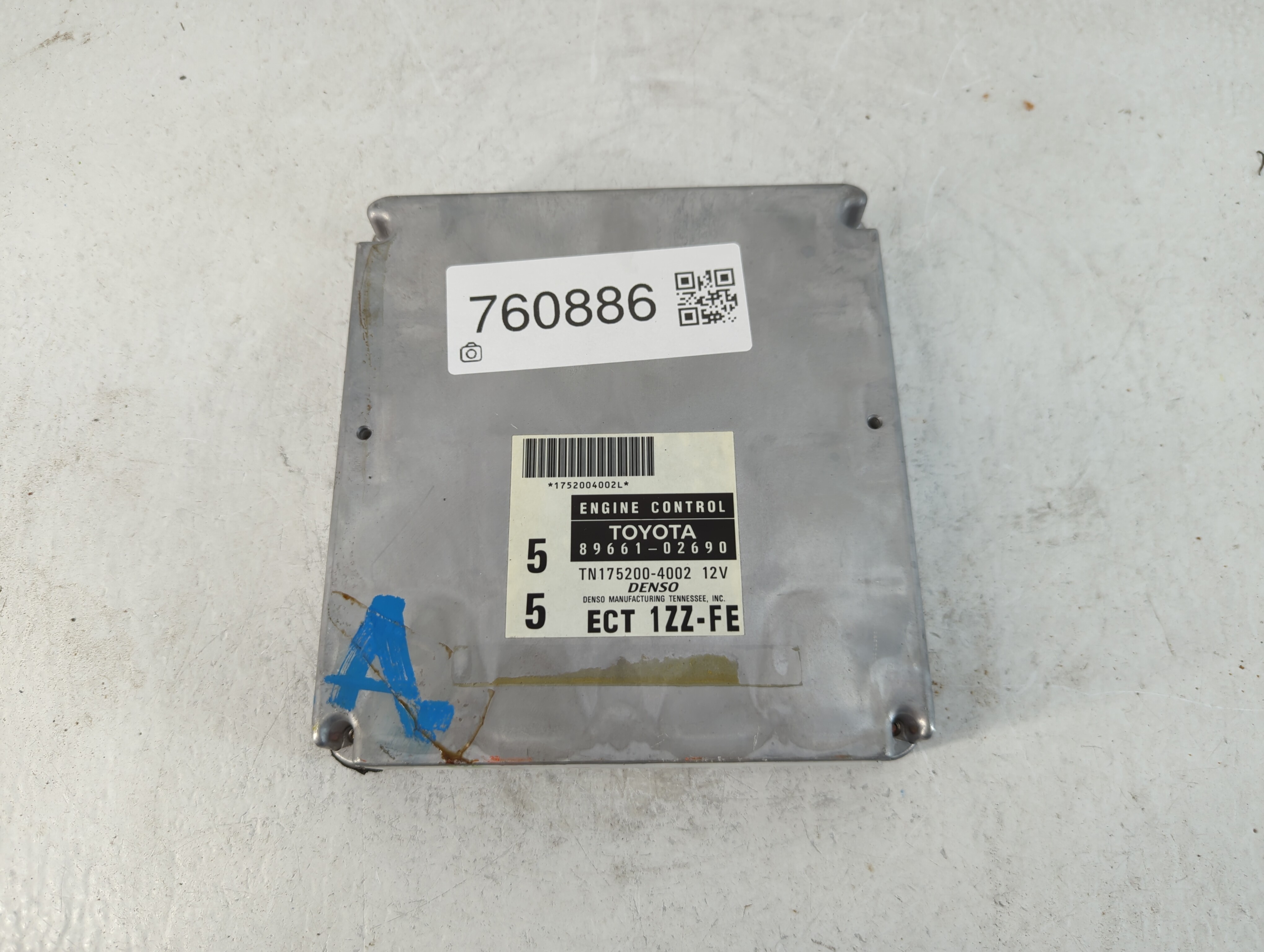 2000-2000 Toyota Corolla Engine Control Computer Ecu Pcm Ecm Pcu Oem 760886 - Oemusedautoparts1.com