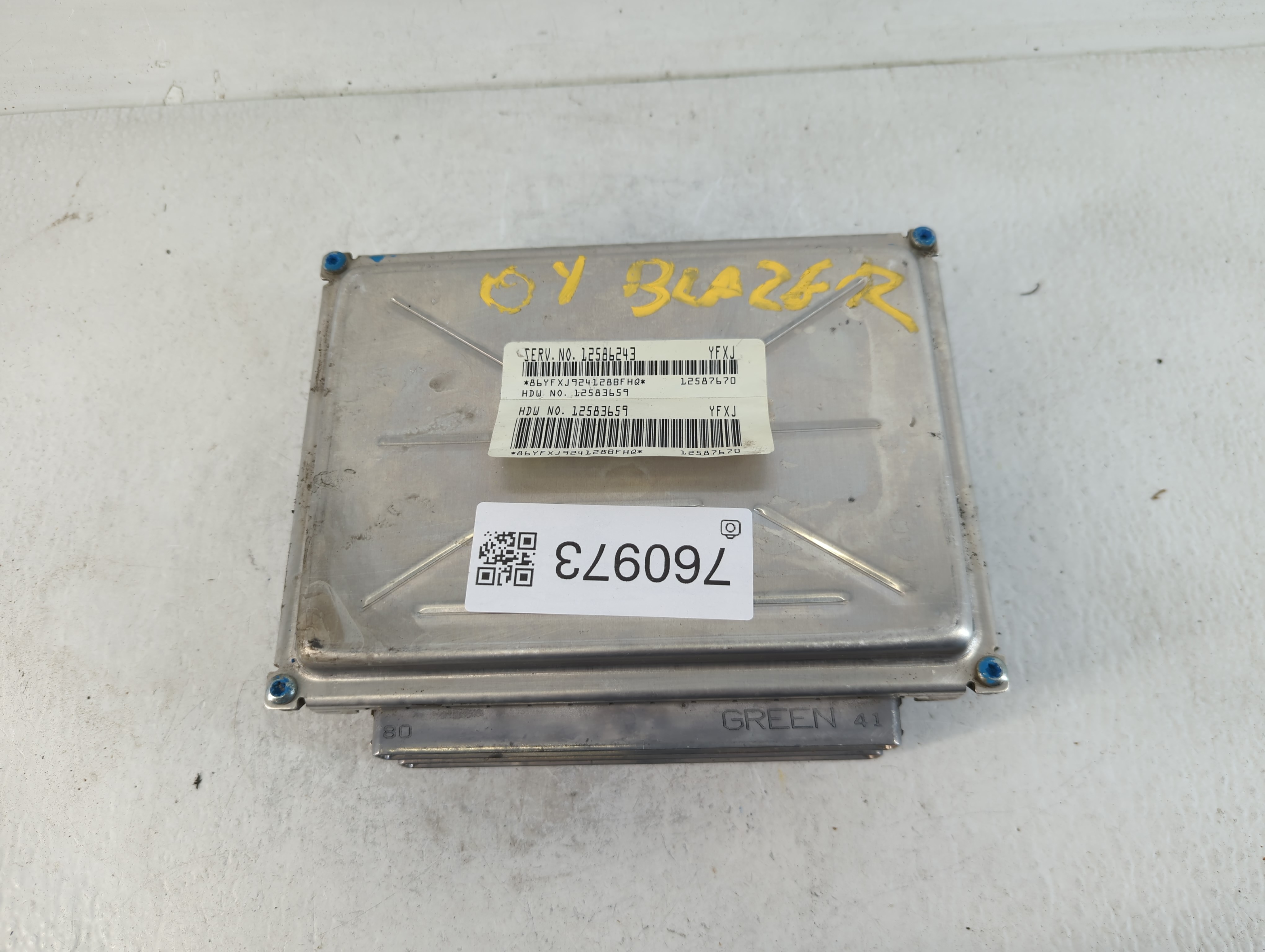 Picture of Chevrolet S10 Blazer Engine Control Computer Ecu Pcm Ecm Pcu Oem 12583659 760973