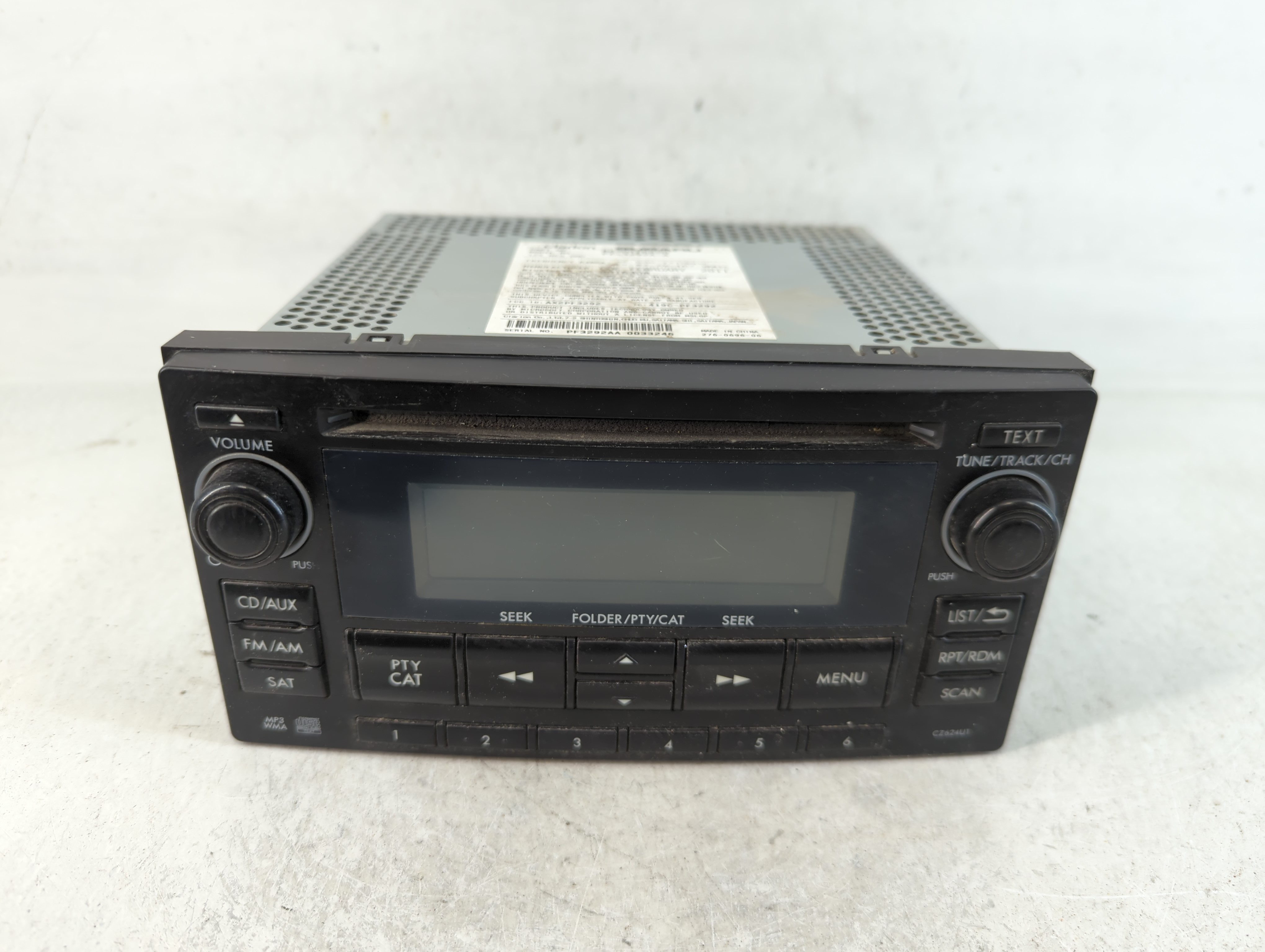 2011-2014 Subaru Impreza Am Fm Cd Player Radio Receiver 761260 - Oemusedautoparts1.com