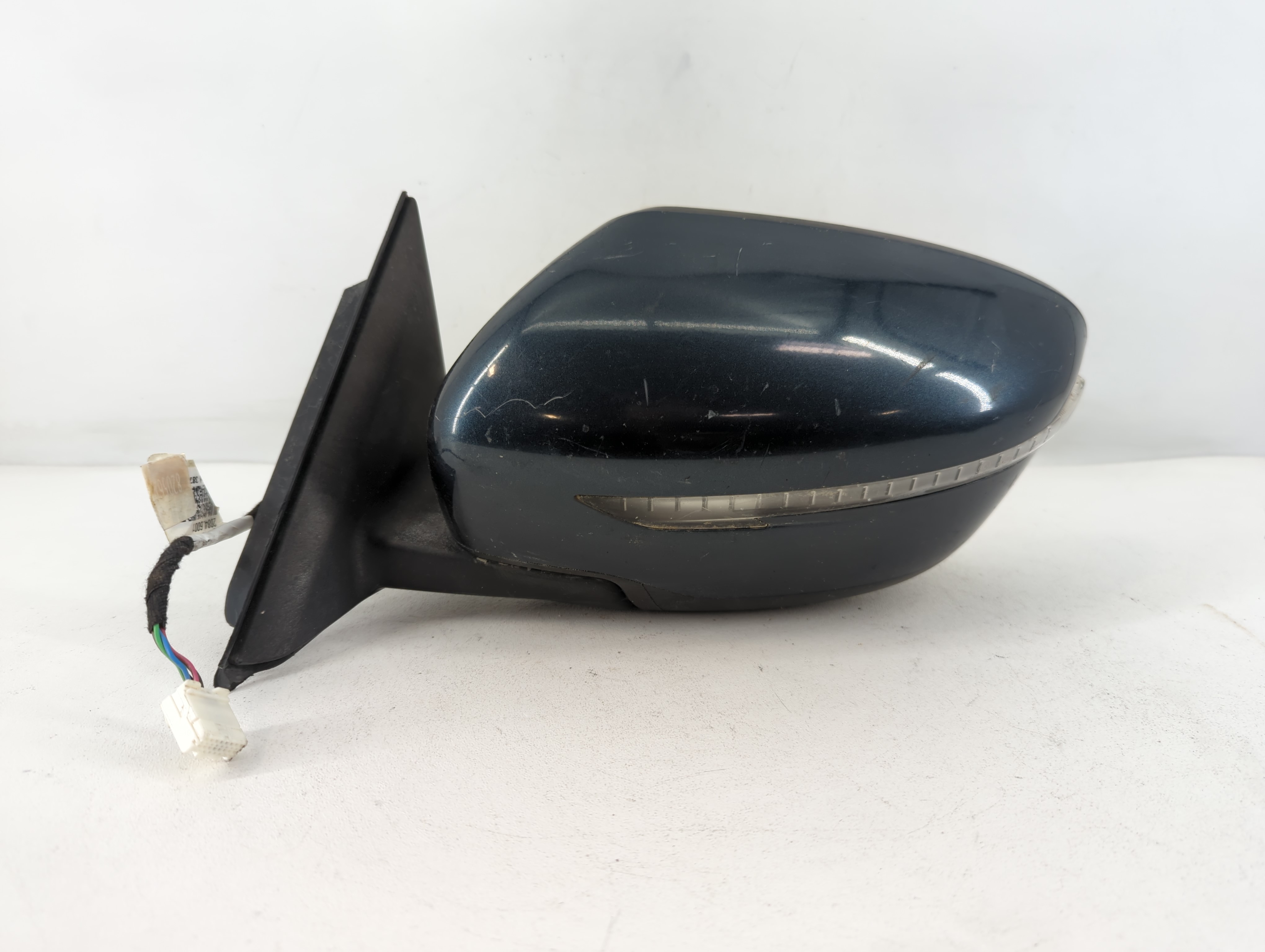 2014-2016 Nissan Rogue Driver Left Side View Power Door Mirror Blue 761296 - Oemusedautoparts1.com